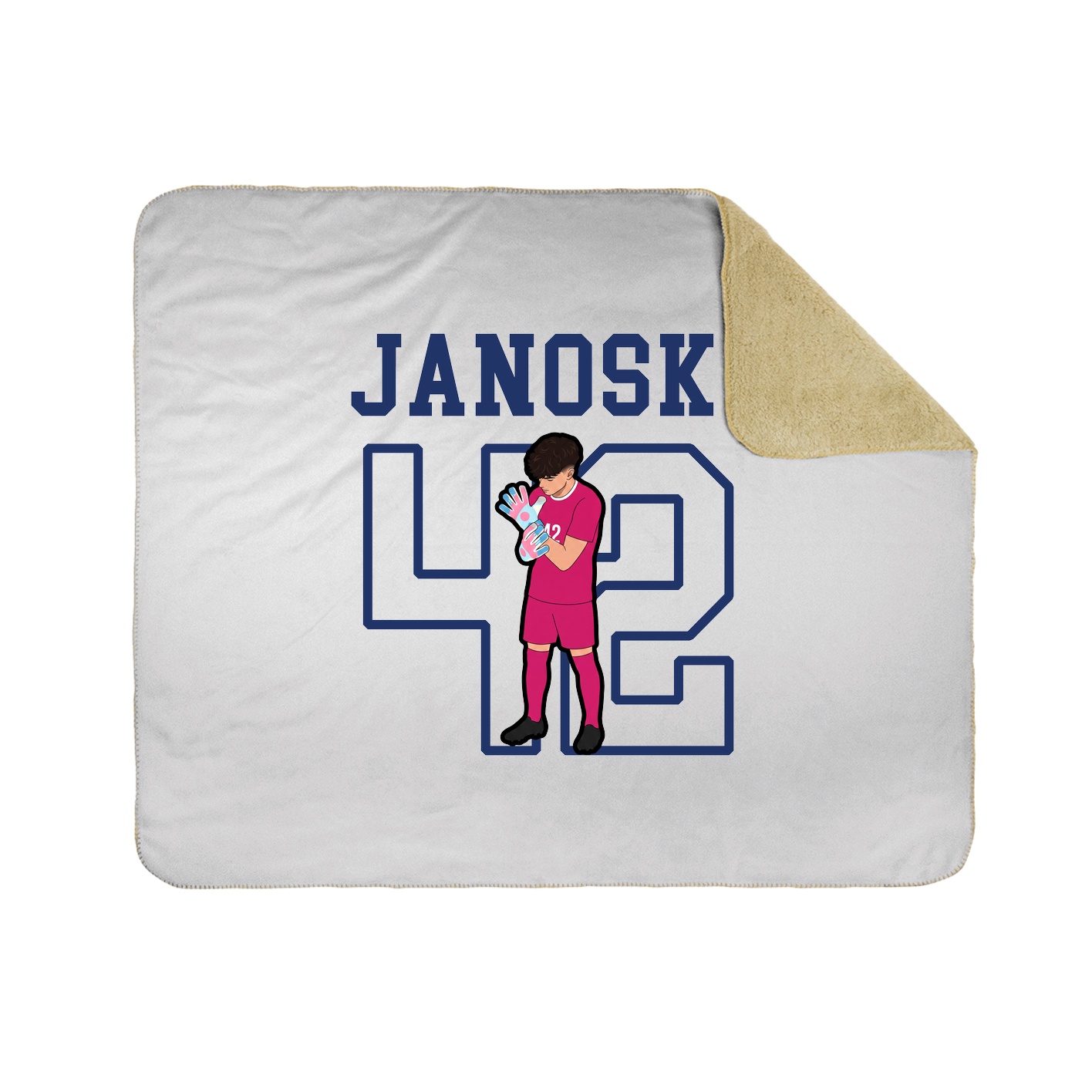 Throw Blanket — Shirsey in White