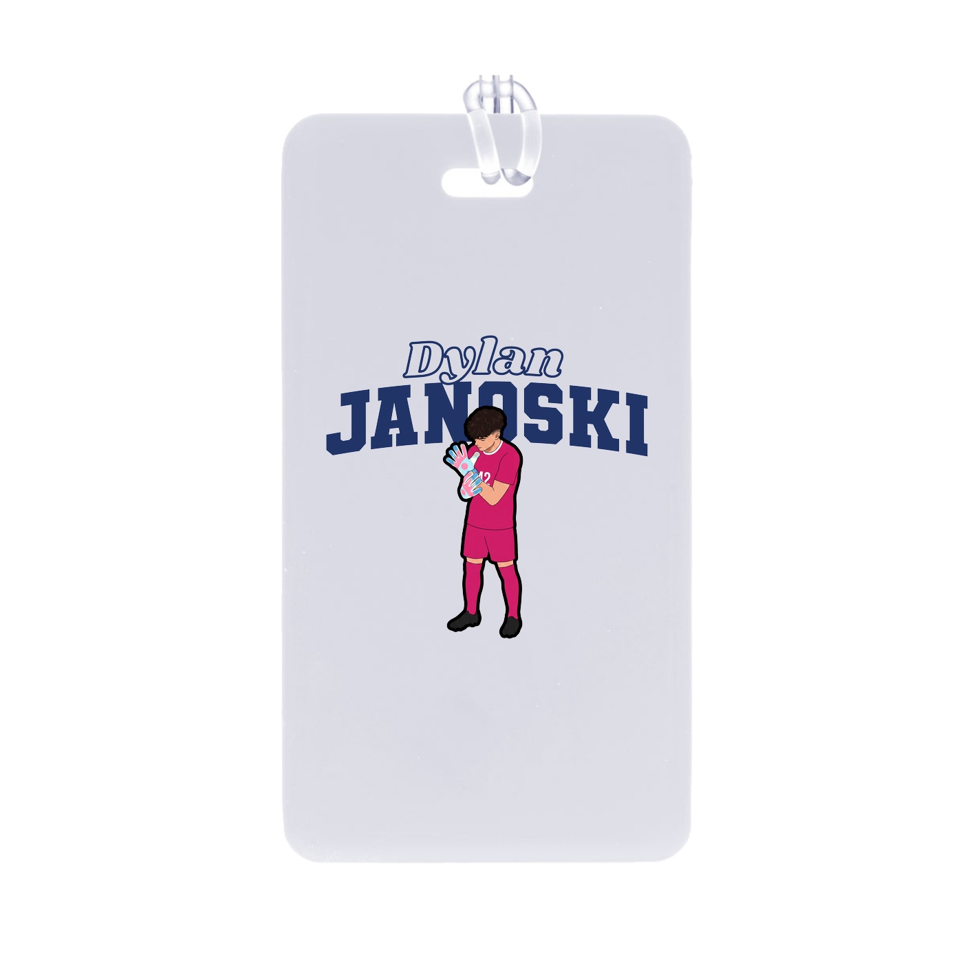 Bag Tag — Name Arch in Classic