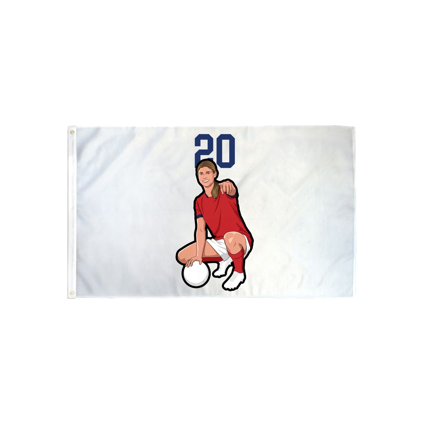 3x5 Flag — Number Top in Classic