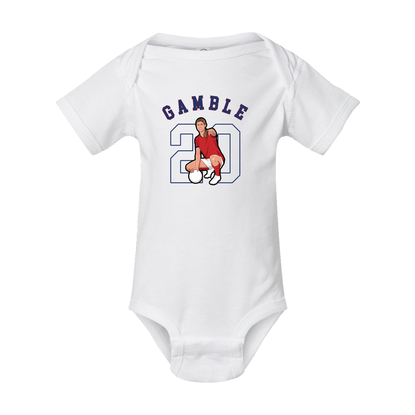 Baby Onesie — Shirsey Arch in White