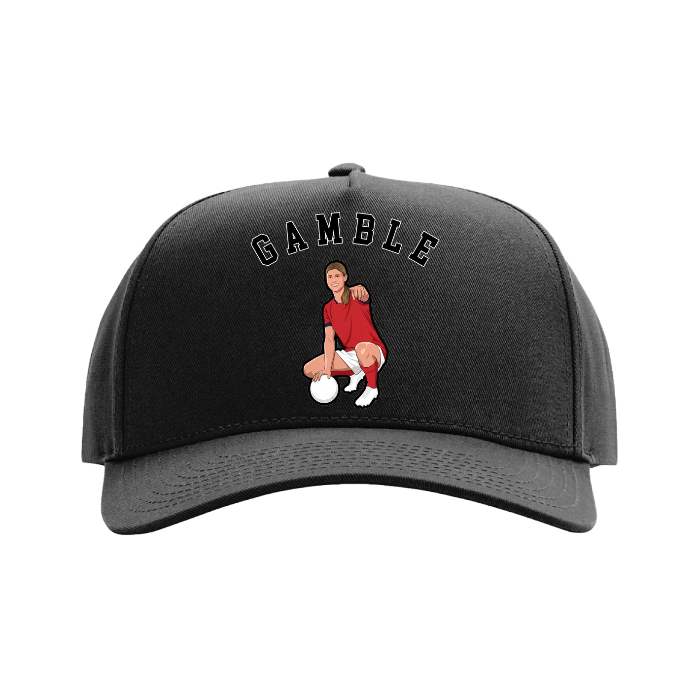Full Fabric Five-Panel Champ Cap