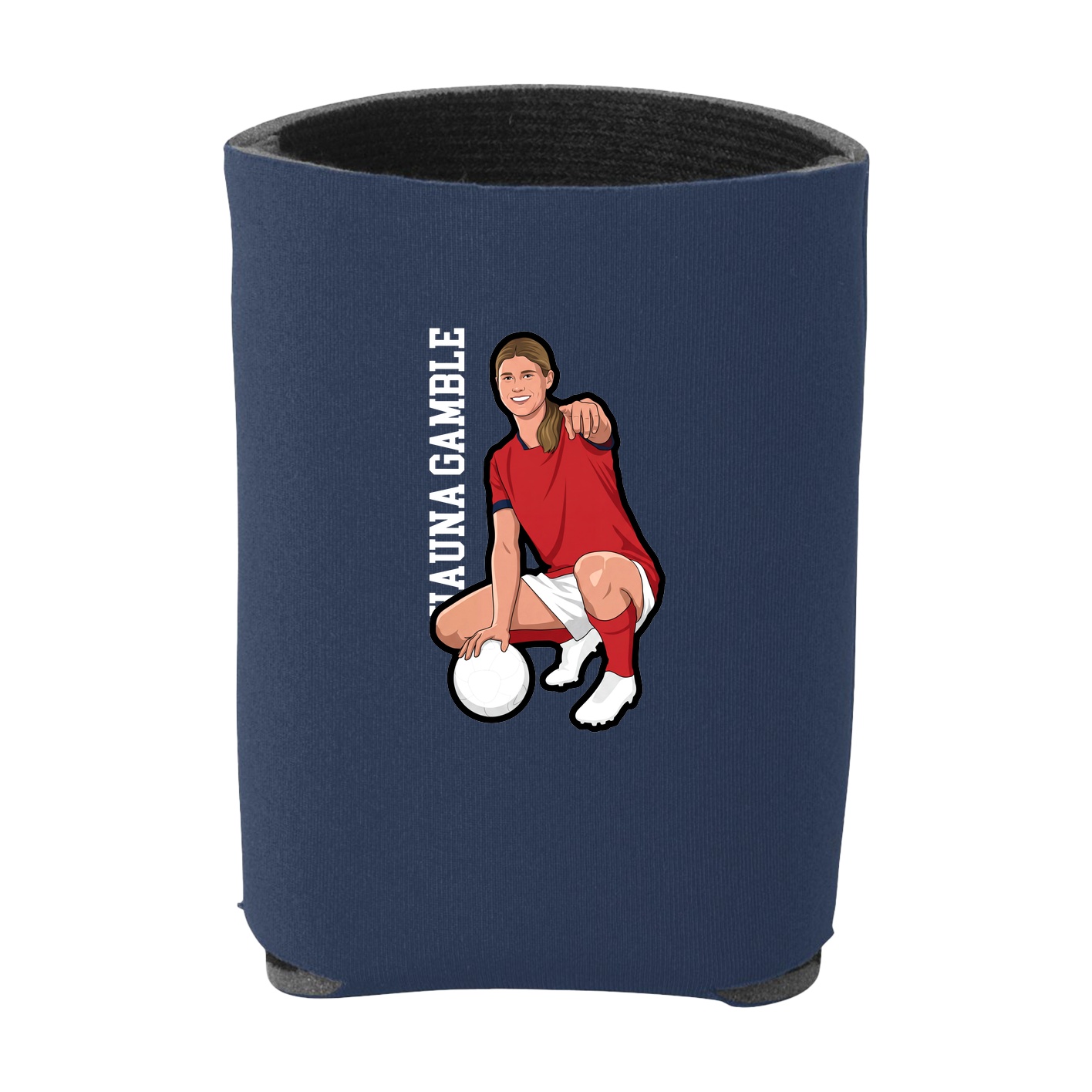 Can Holder — Name Vertical in Navy