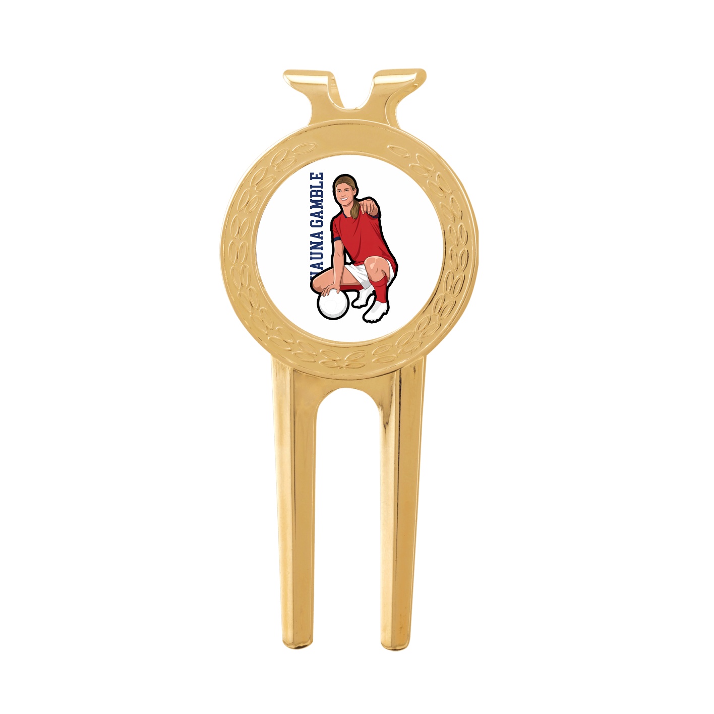 Divot Tool with Ball Marker — Name Vertical in Classic
