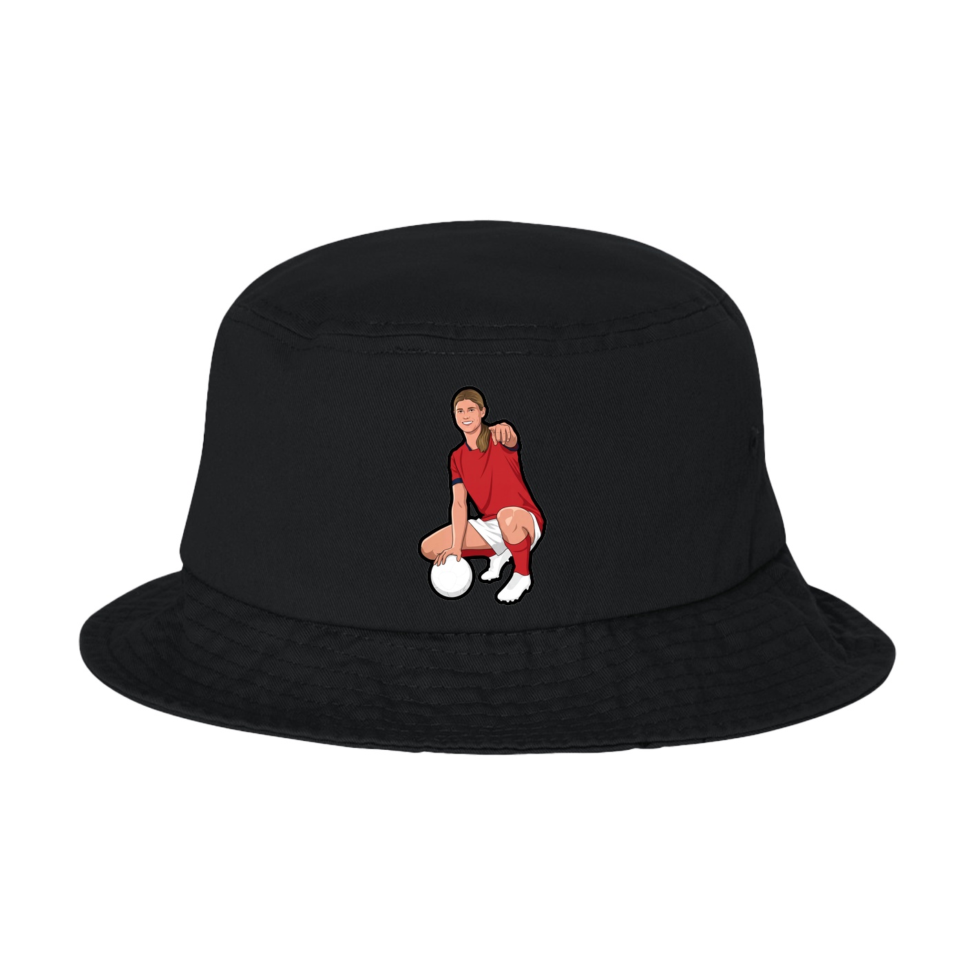 Bucket Cap — Name Vertical in Black