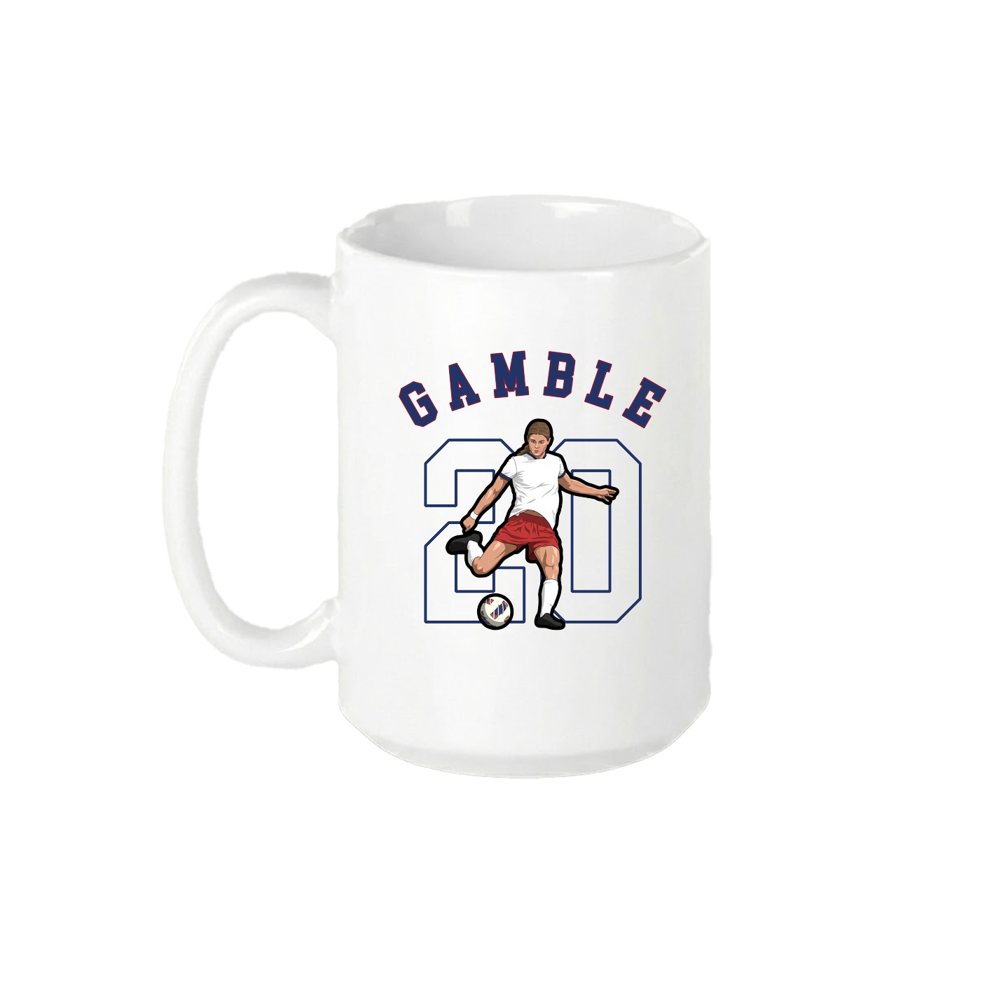 15oz Coffee Mug — Shirsey Arch in White