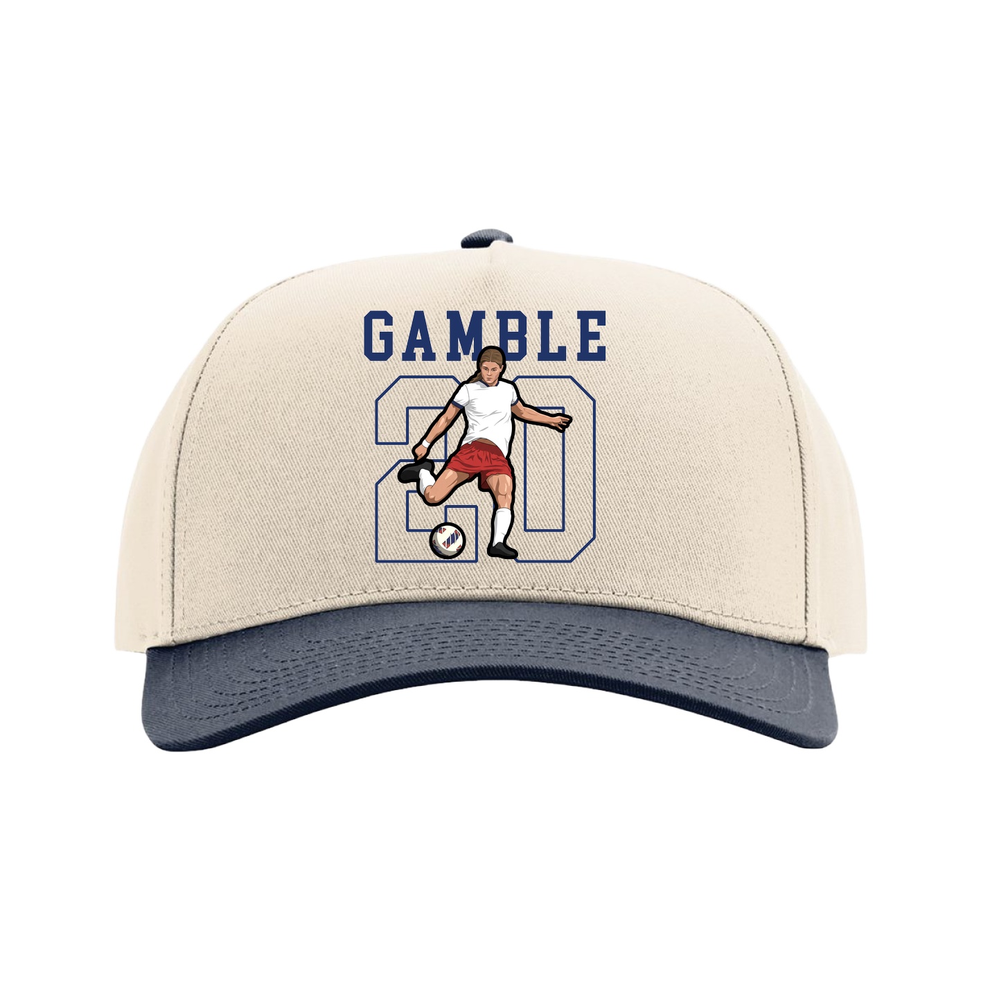 Full Fabric Five-Panel Champ Cap