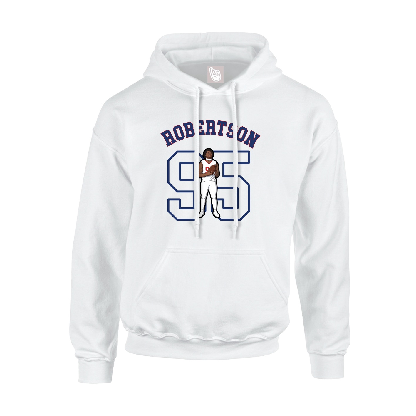 Hoodie — Shirsey Arch in White