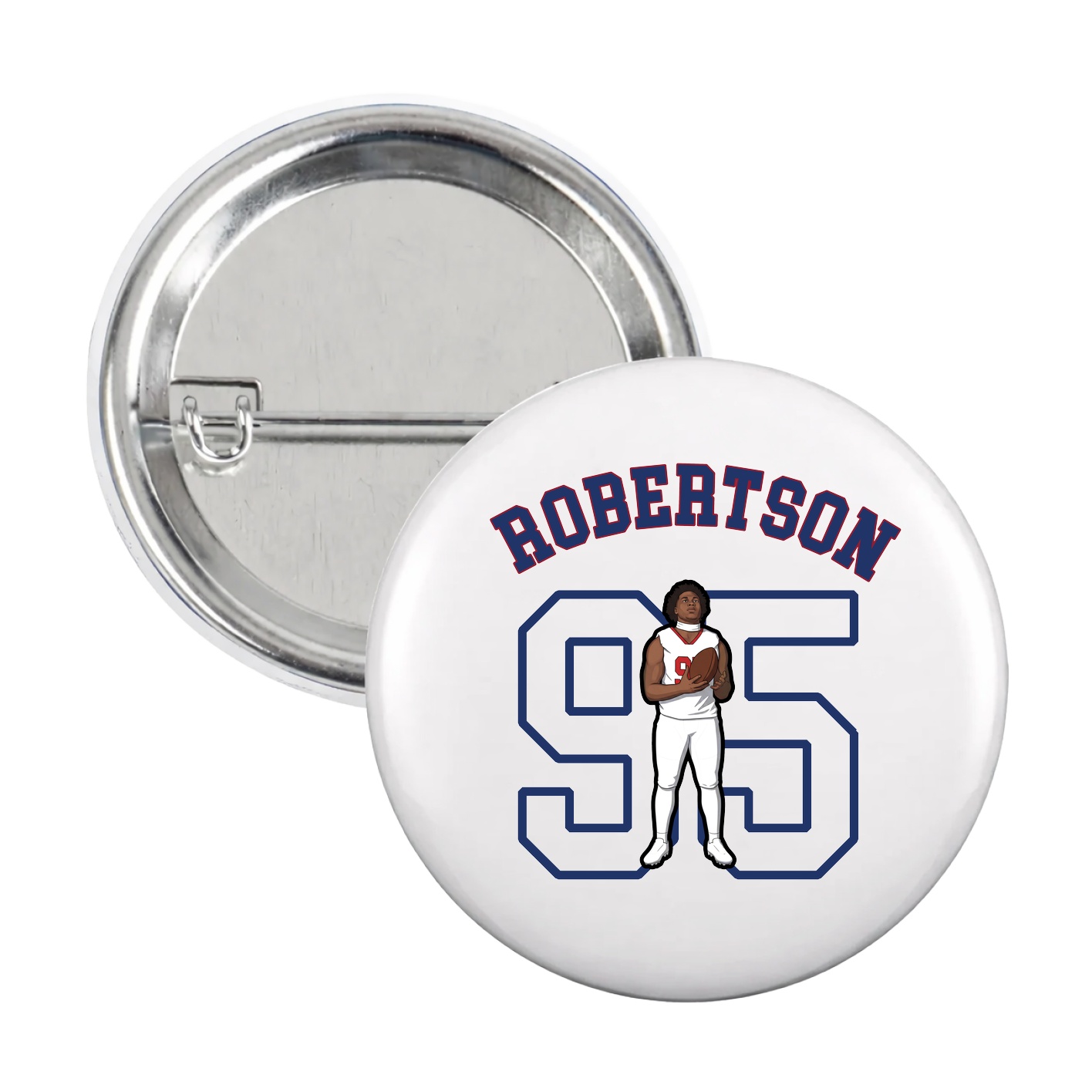 Game Day Button — Shirsey Arch in White
