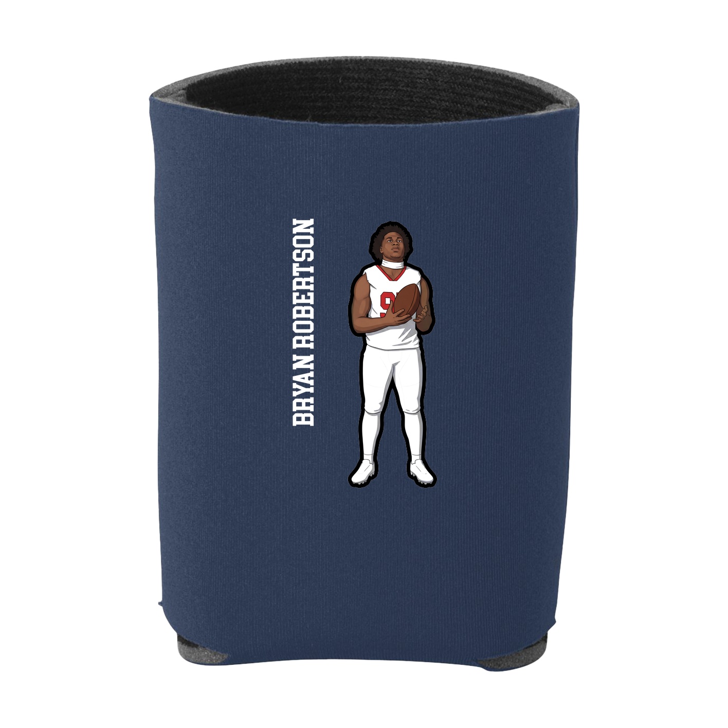 Can Holder — Name Vertical in Navy