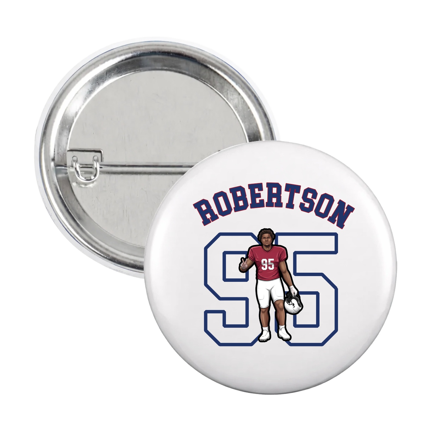 Game Day Button — Shirsey Arch in White