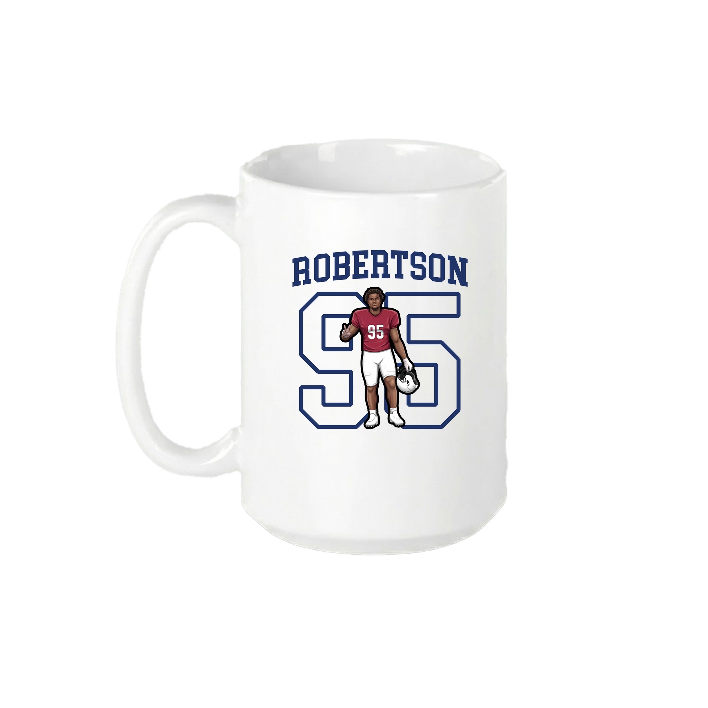 15oz Coffee Mug — Shirsey in White