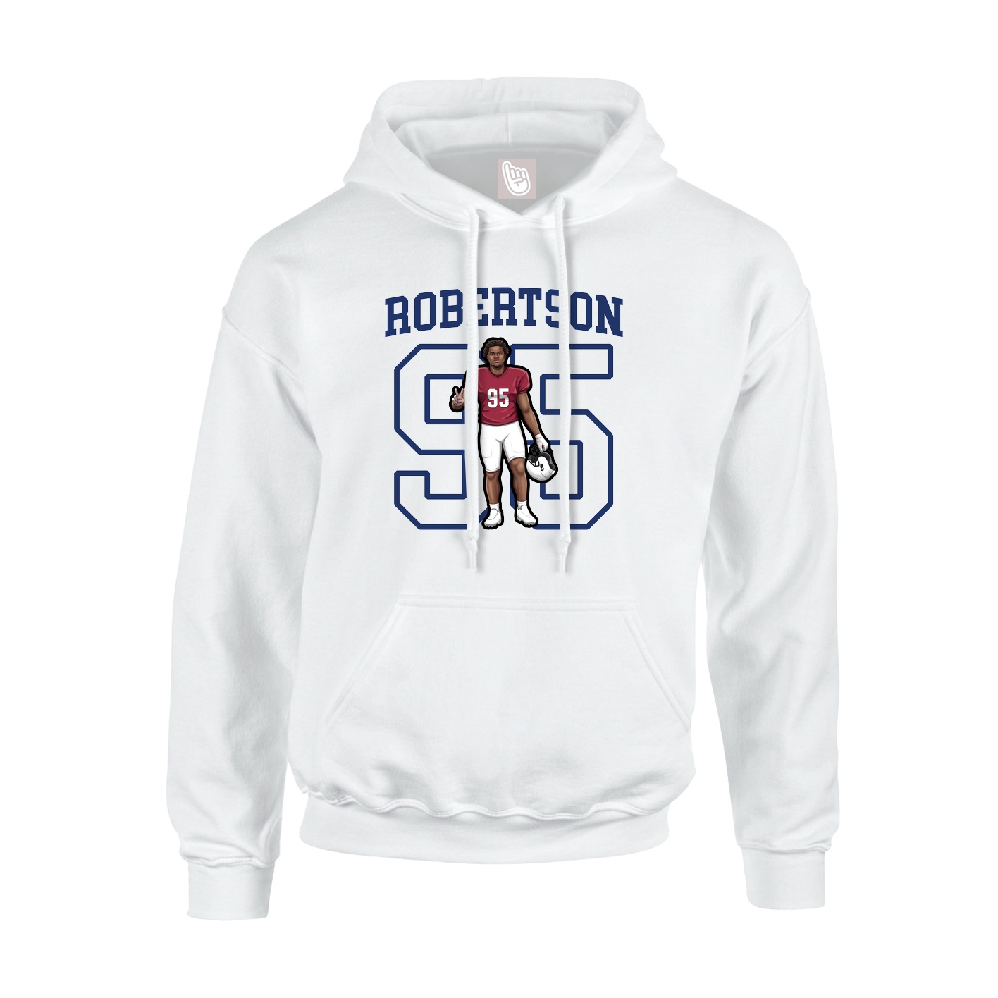 Hoodie — Shirsey in White