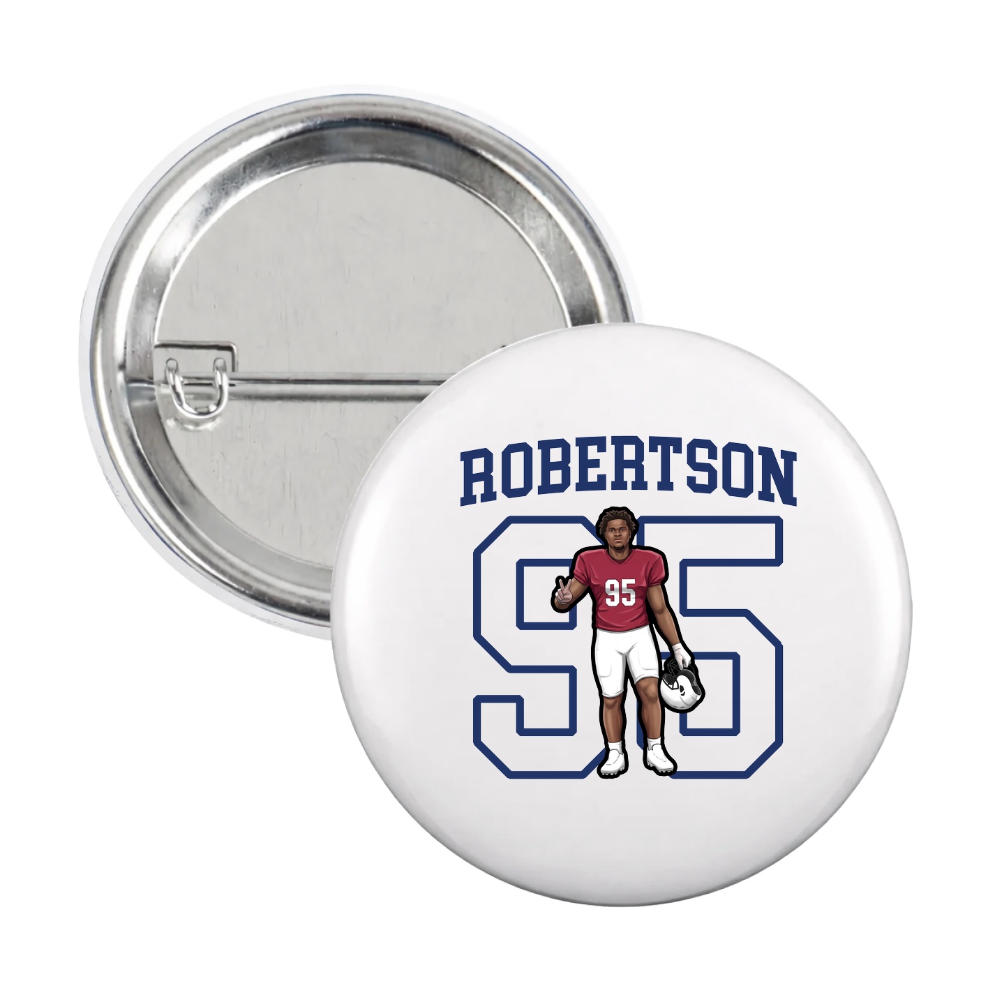 Game Day Button — Shirsey in White