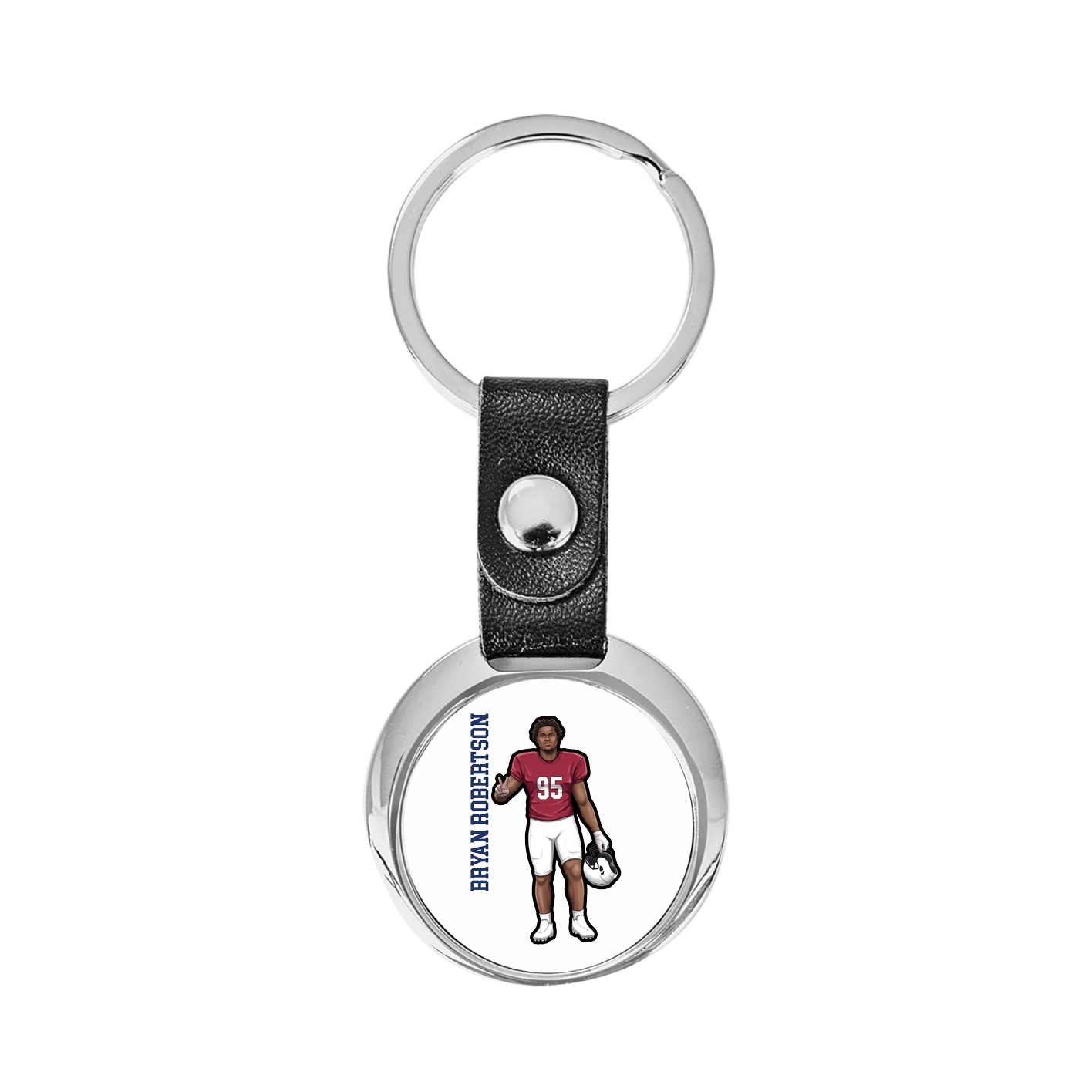 Key Chain — Name Vertical in Classic