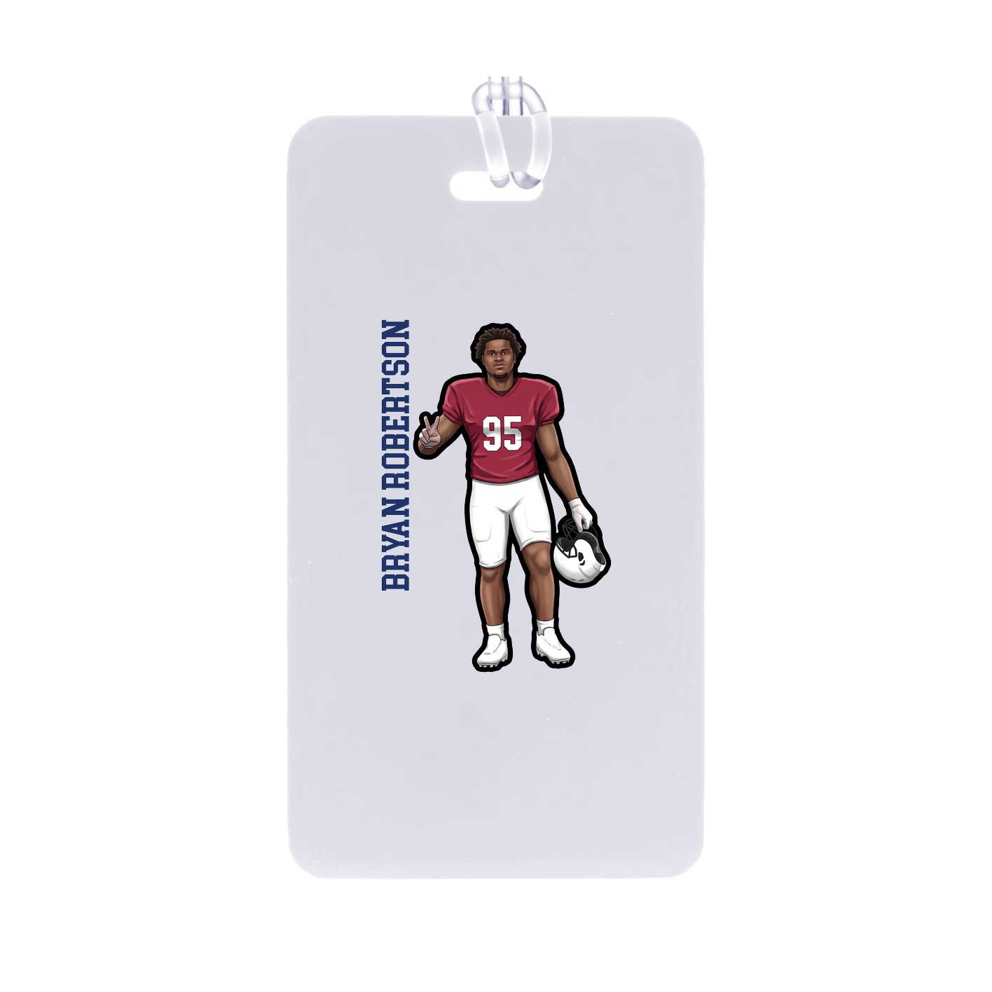 Bag Tag — Name Vertical in Classic