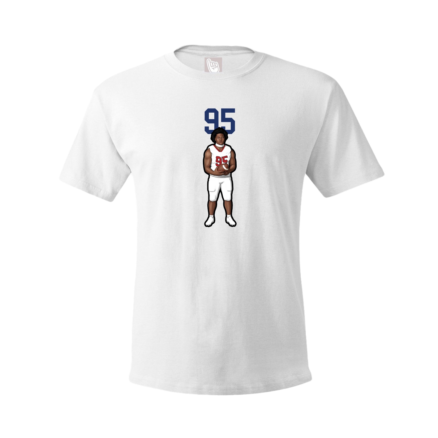 Tee — Number Top in White