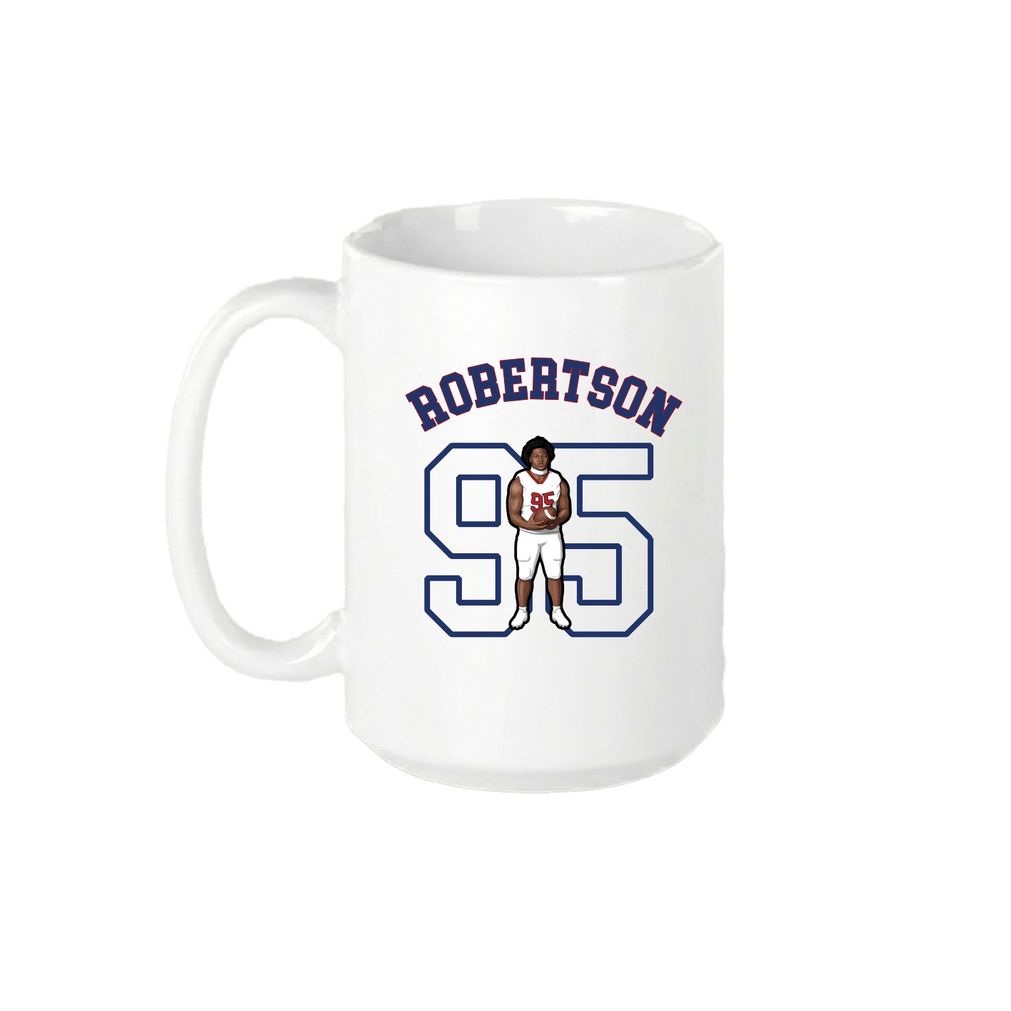 15oz Coffee Mug — Shirsey Arch in White