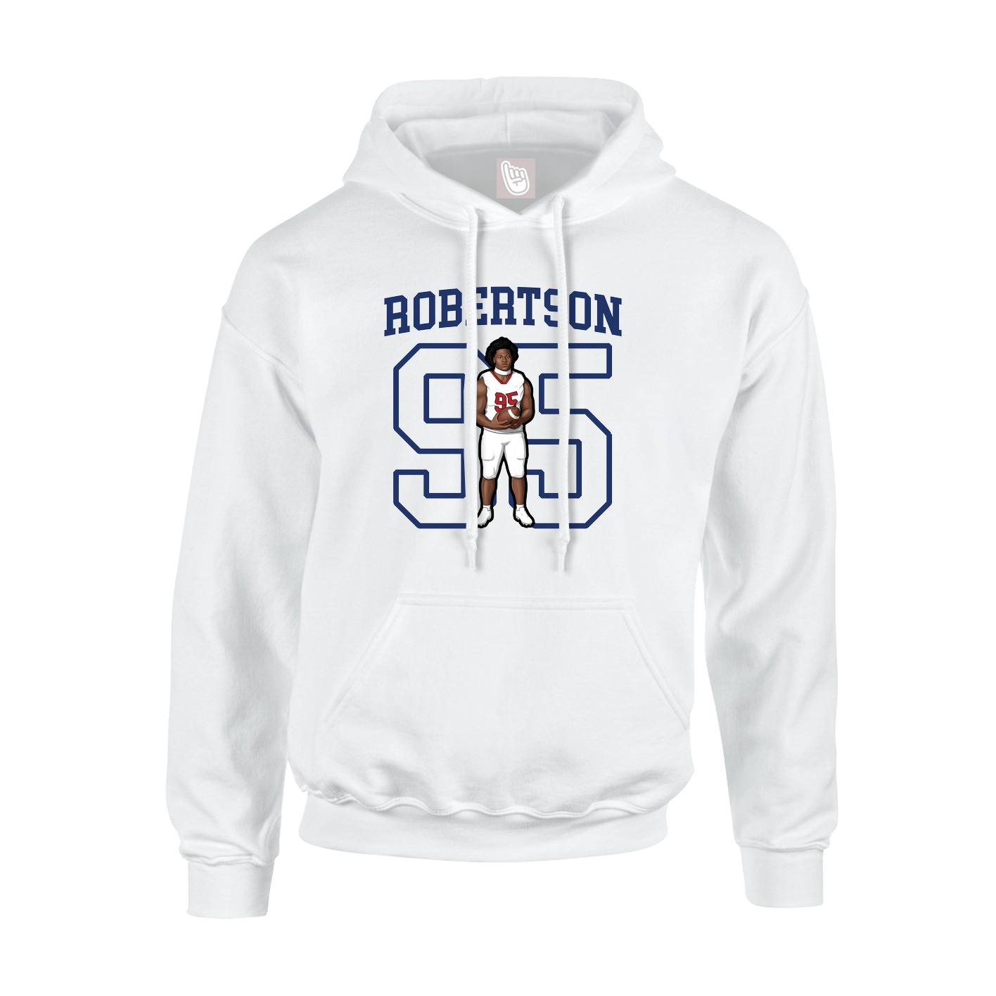 Hoodie — Shirsey in White