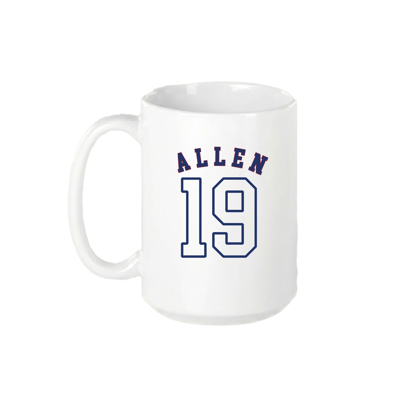 15oz Coffee Mug — Shirsey Arch in White