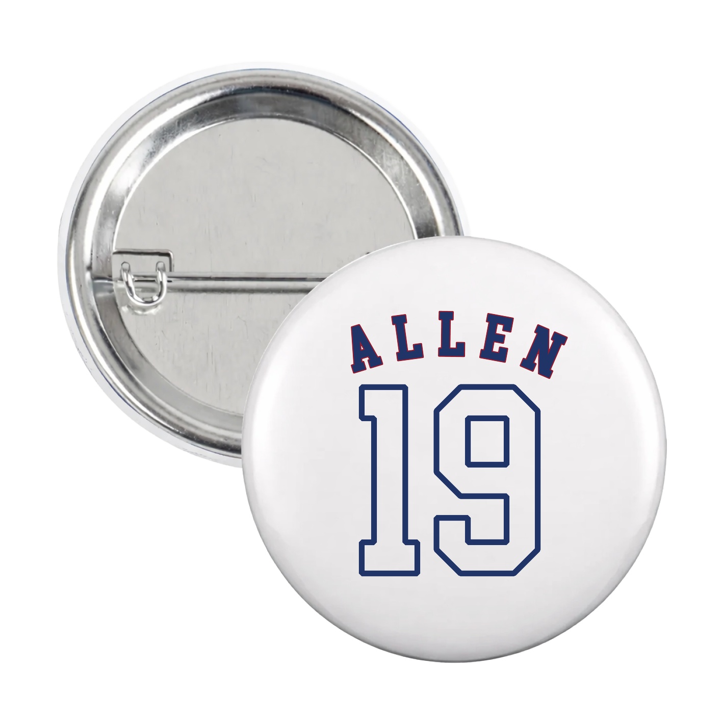 Game Day Button — Shirsey Arch in White