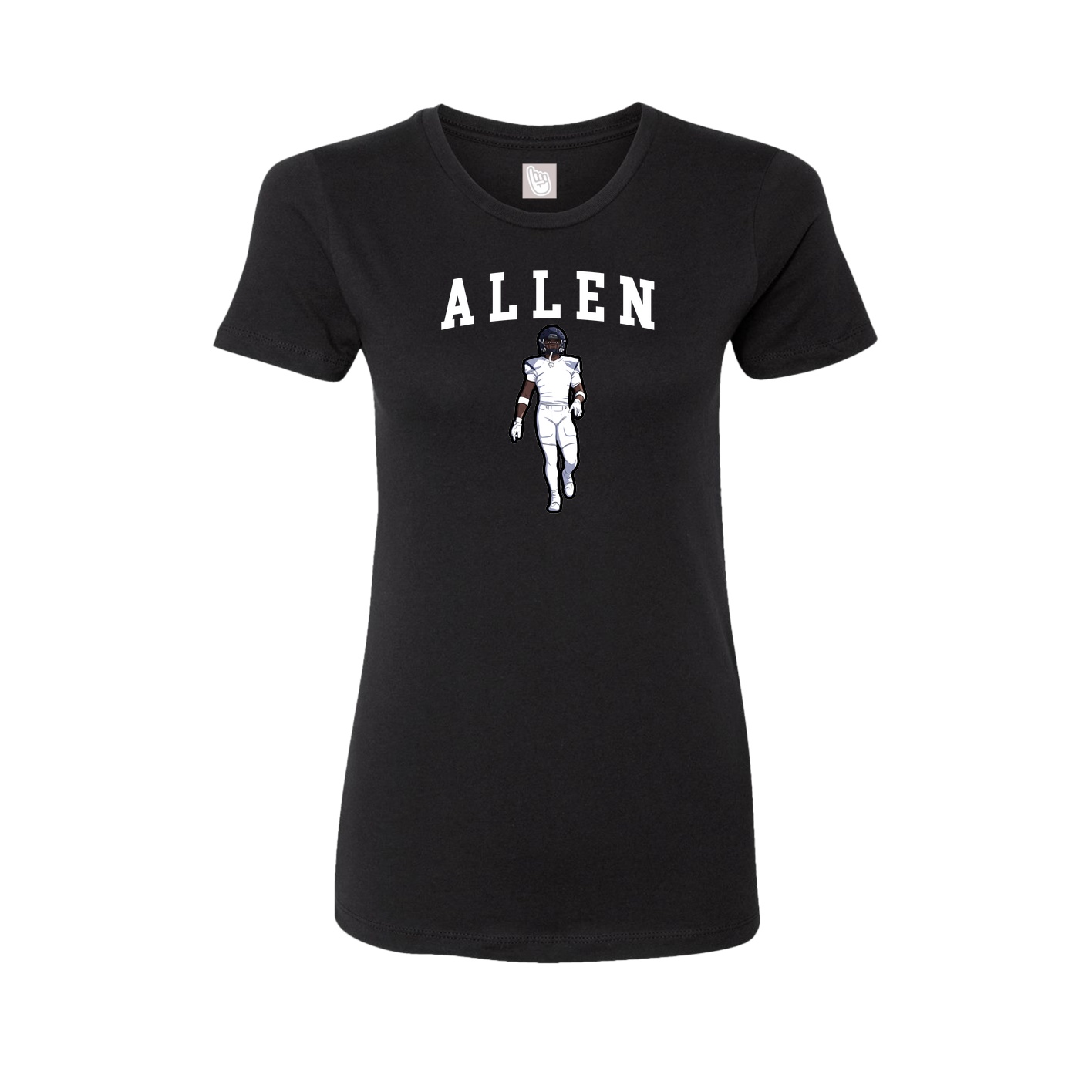 Fitted Women's Tee — Shirsey in Black