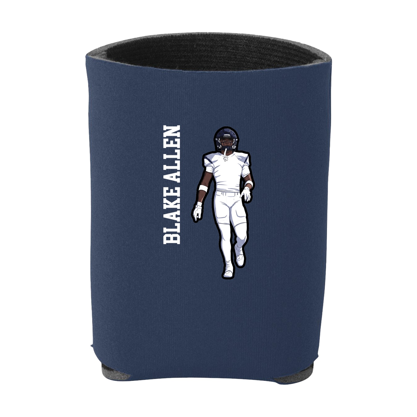 Can Holder — Name Vertical in Navy