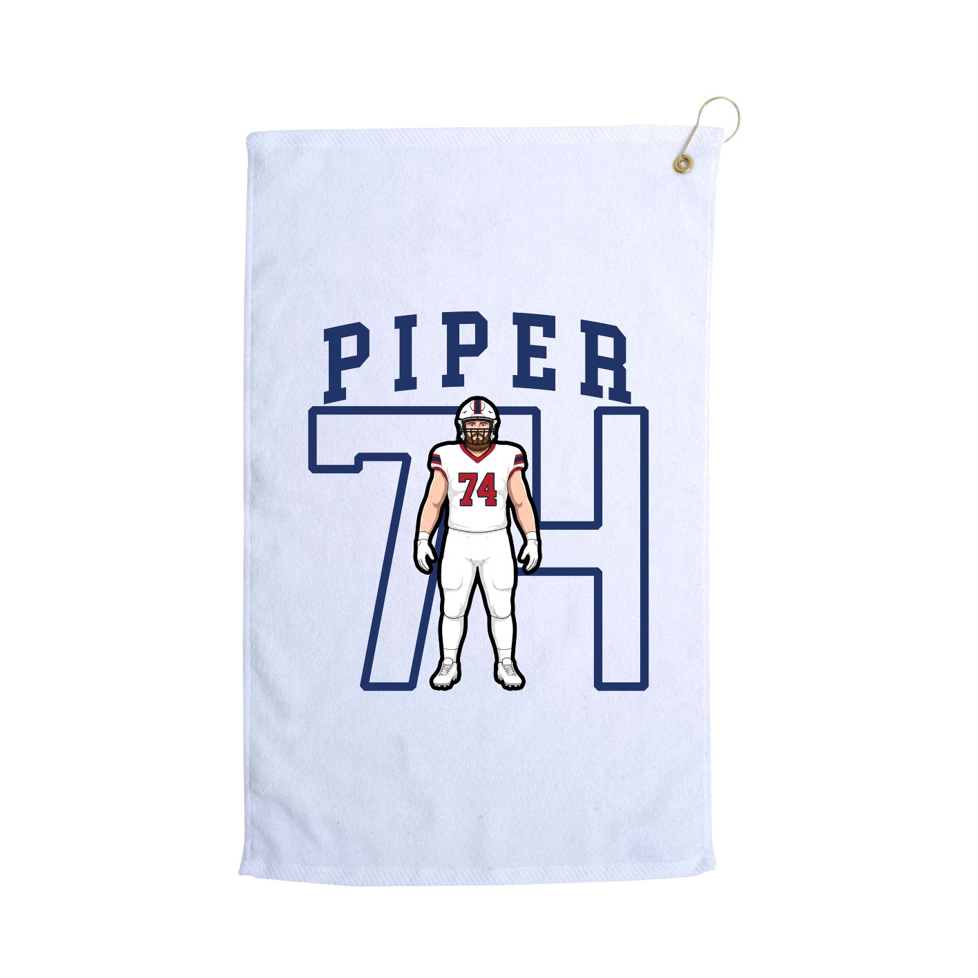 Golf Towel — Shirsey in White