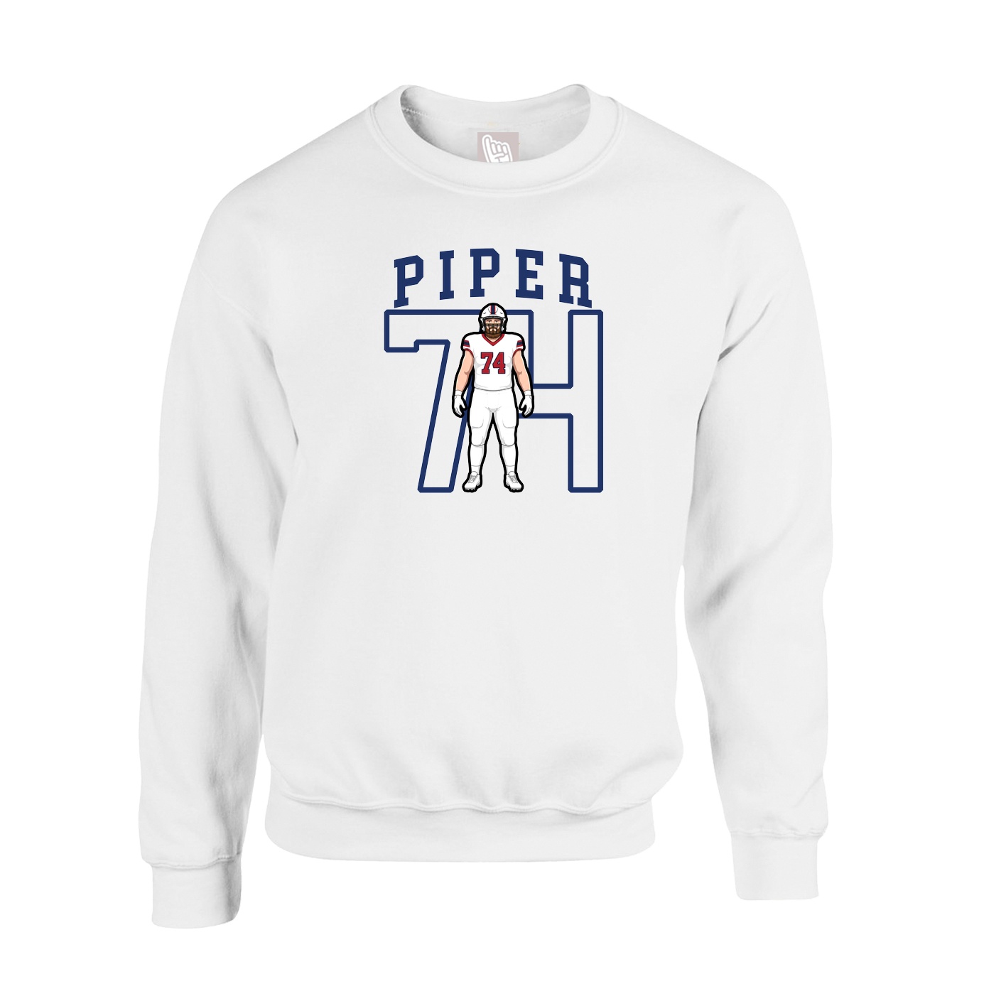 Fleece Crew — Shirsey in White