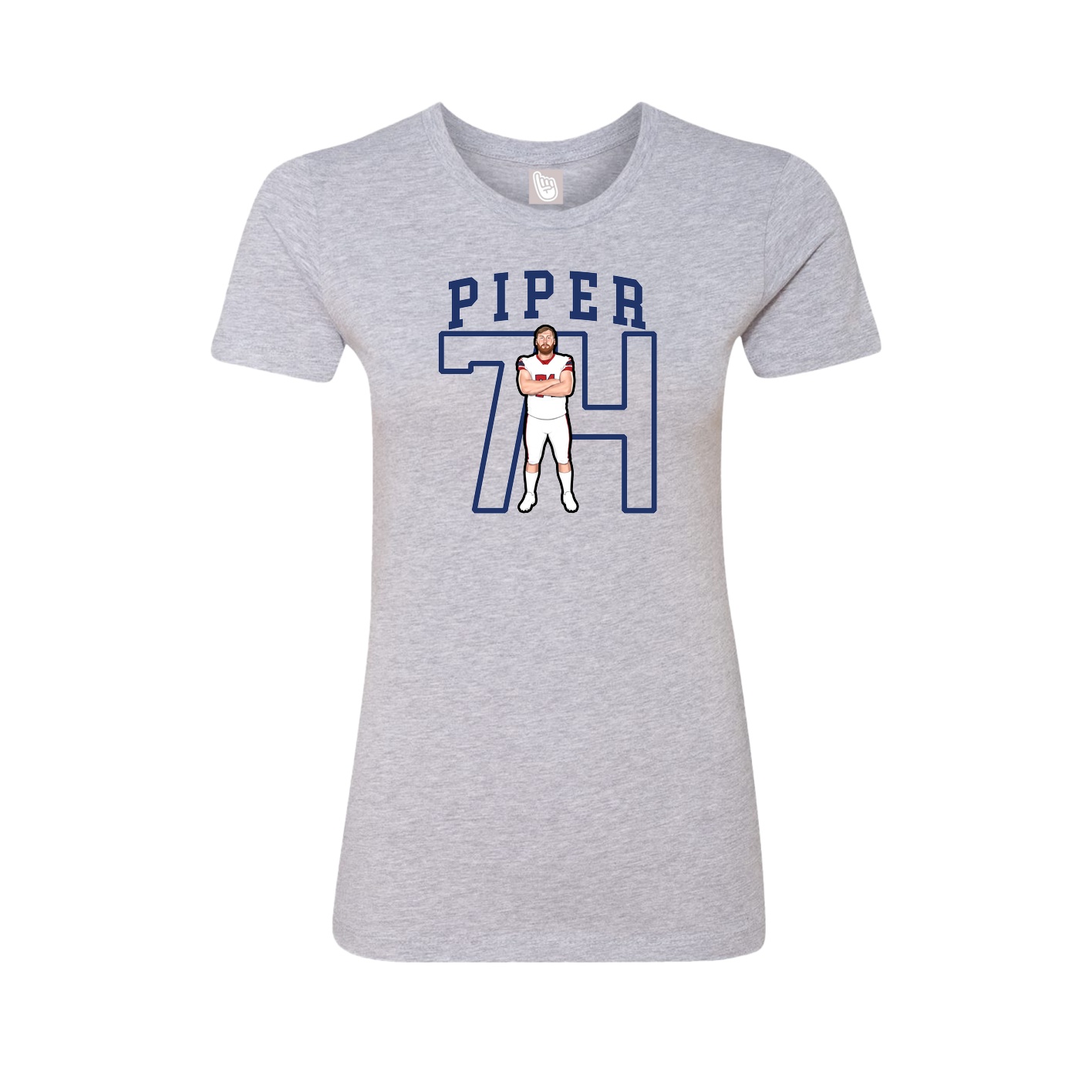 Fitted Women's Tee — Shirsey in Grey