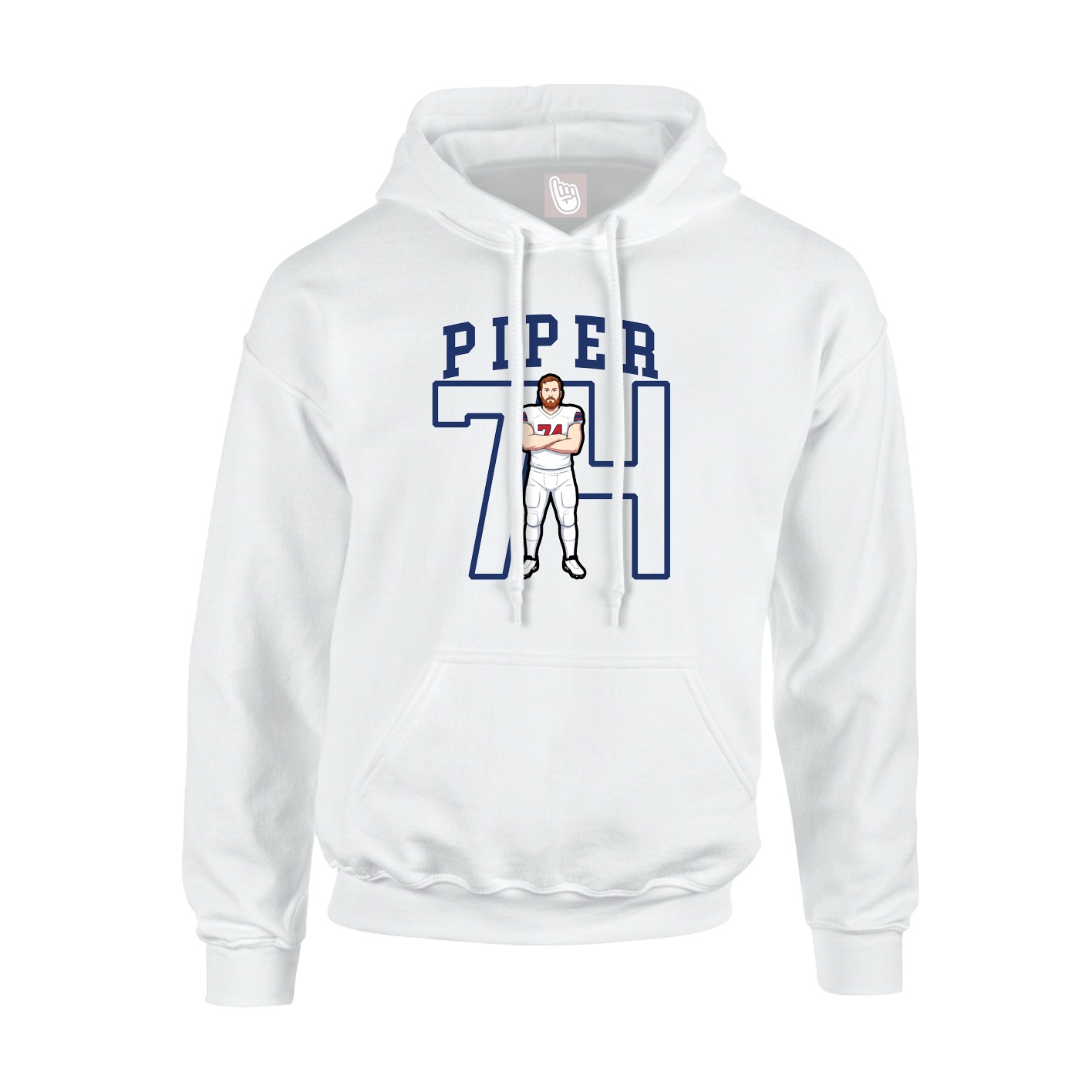 Youth Hoodie — Shirsey in White