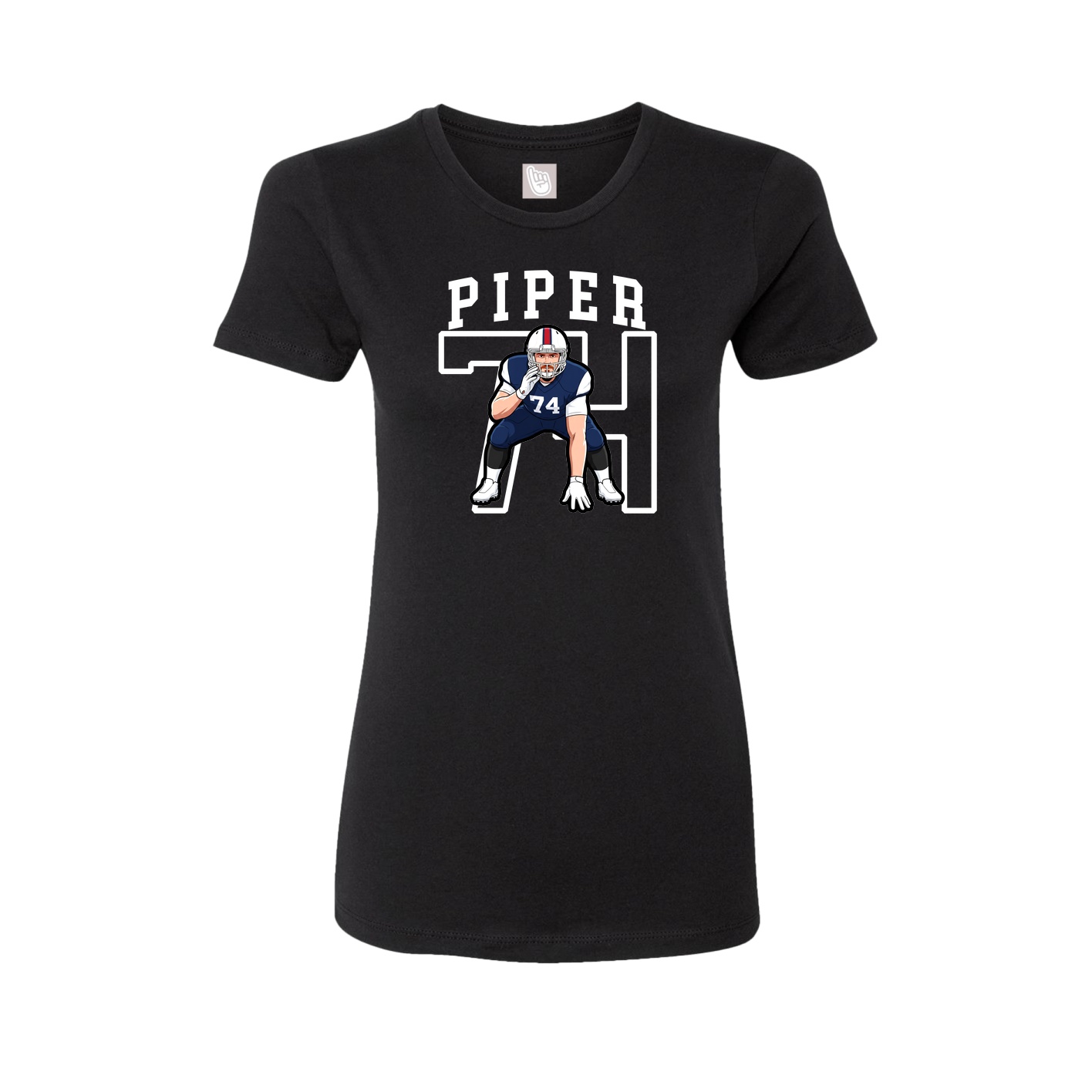 Fitted Women's Tee — Shirsey in Black
