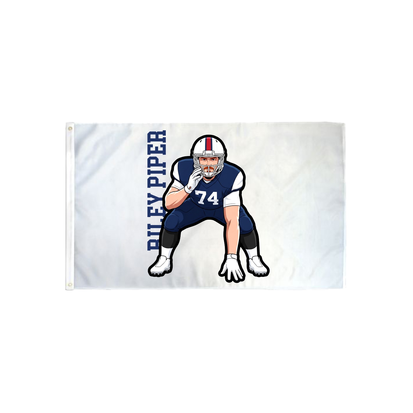 3x5 Flag — Name Vertical in Classic
