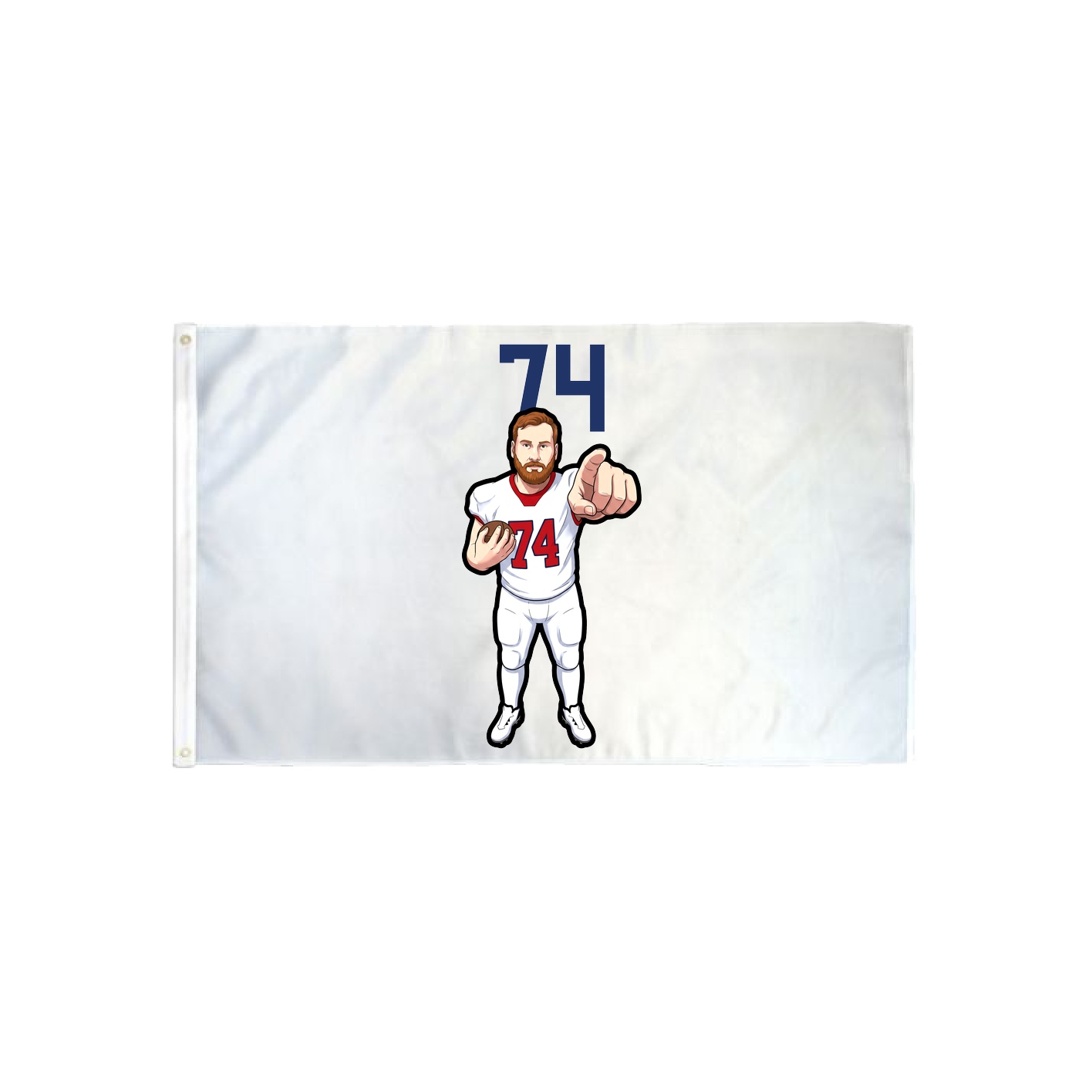 3x5 Flag — Number Top in Classic