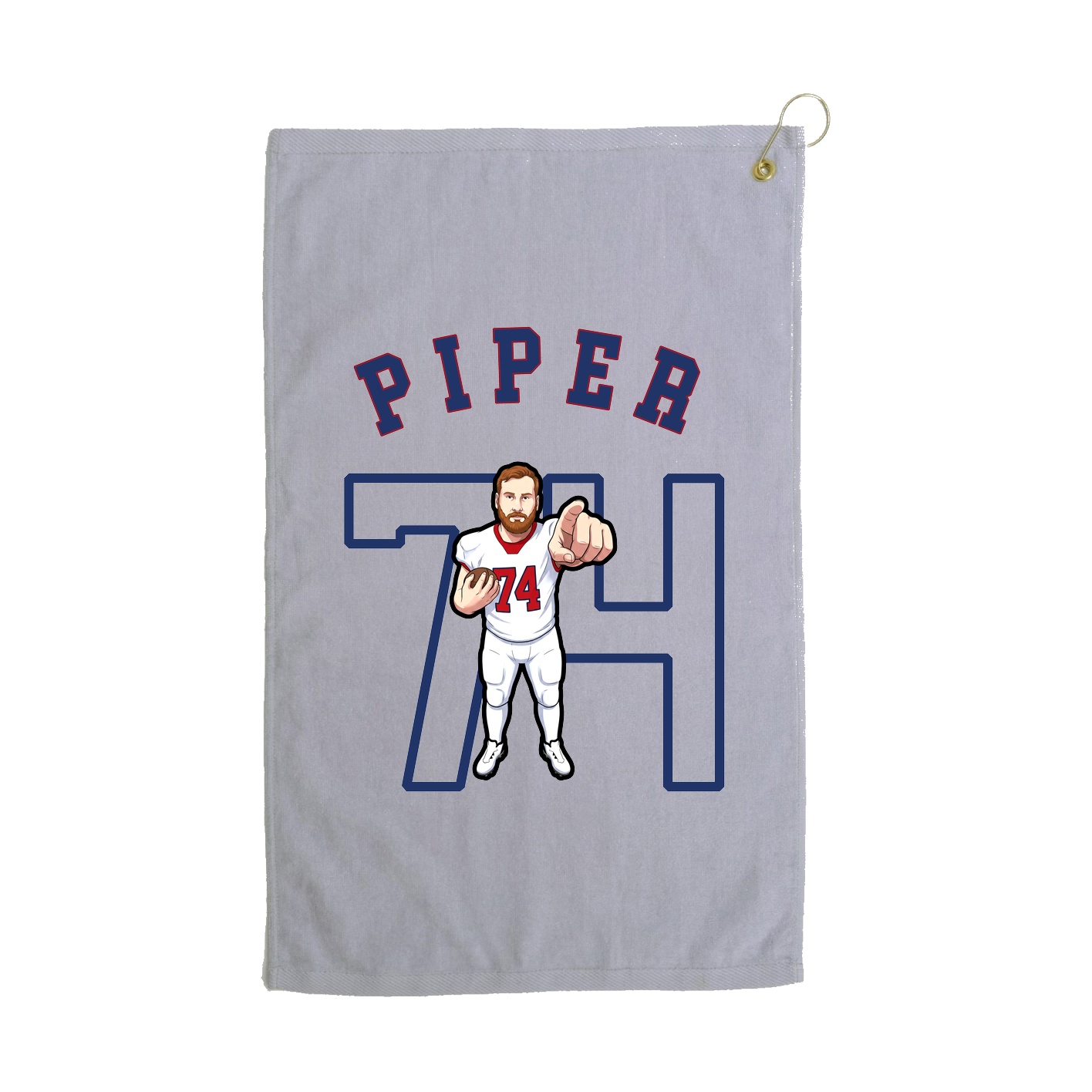Golf Towel — Shirsey Arch in Grey