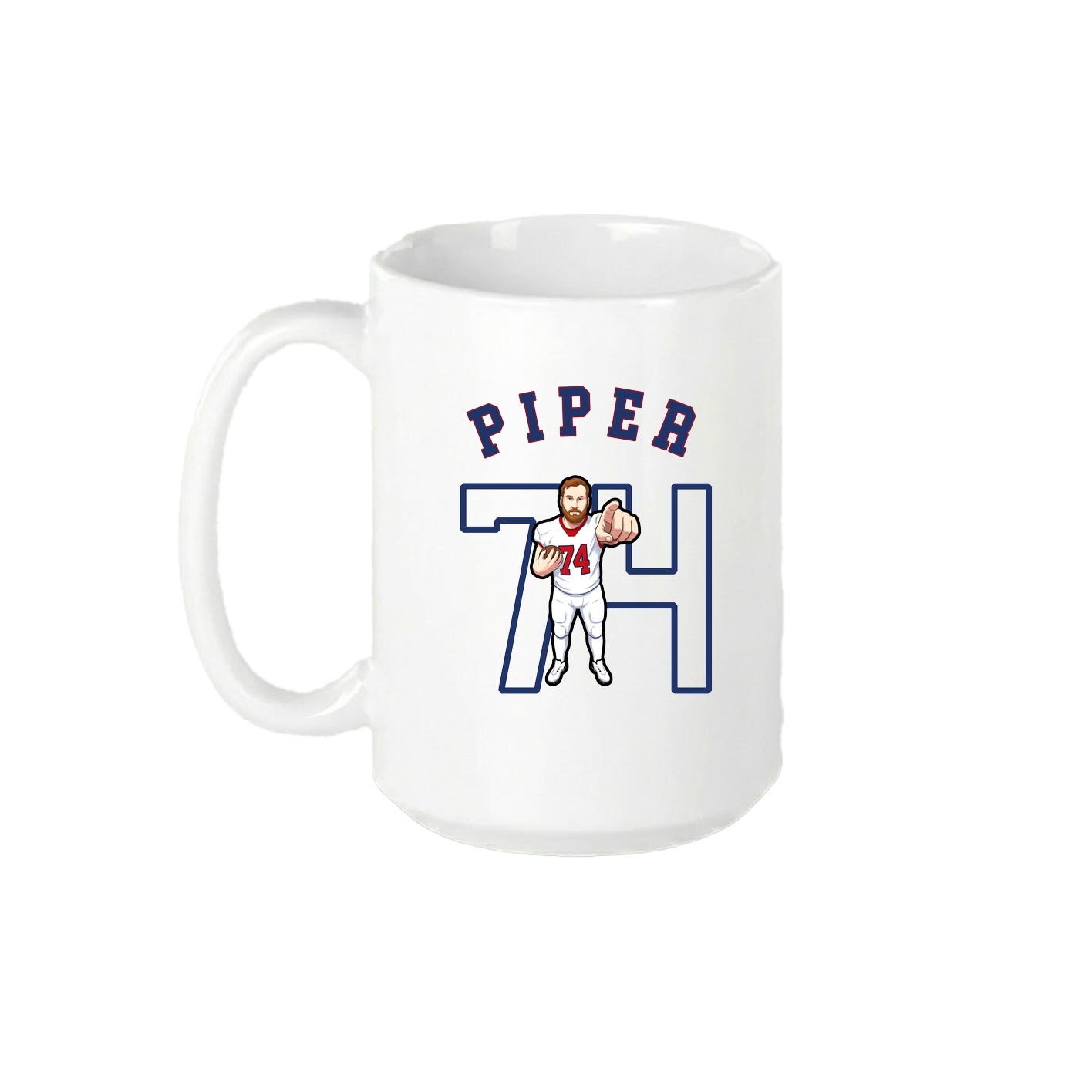 15oz Coffee Mug — Shirsey Arch in White