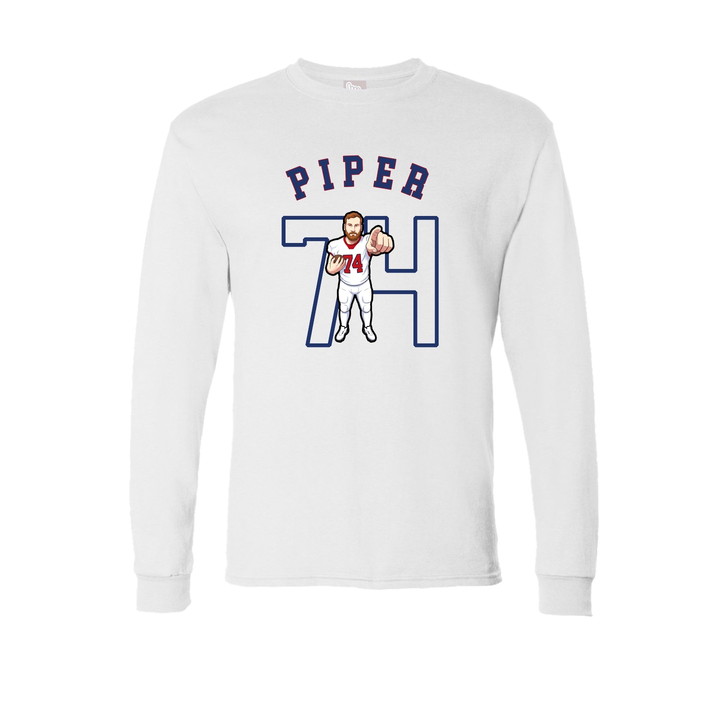Long Sleeve Tee — Shirsey Arch in White