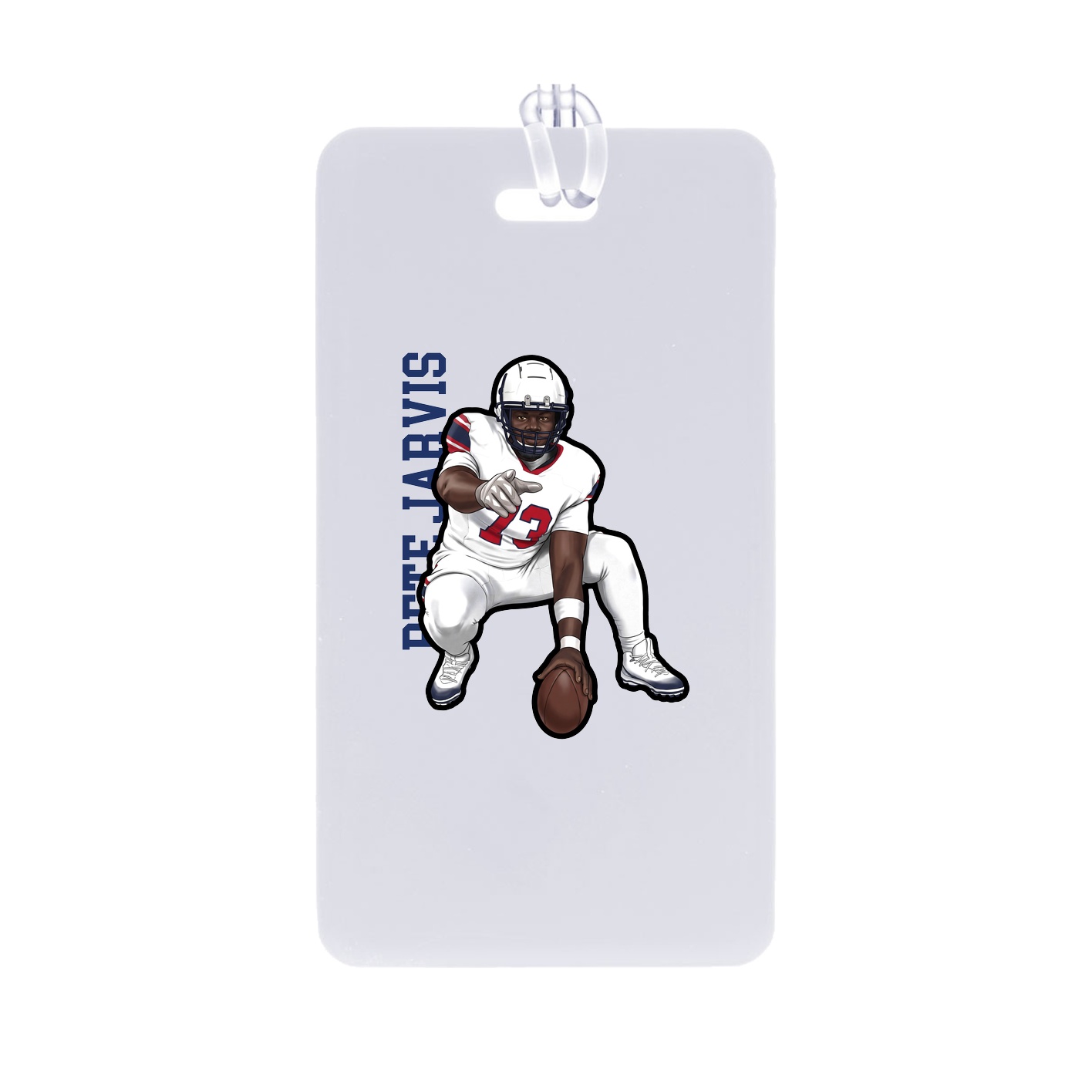 Bag Tag — Name Vertical in Classic