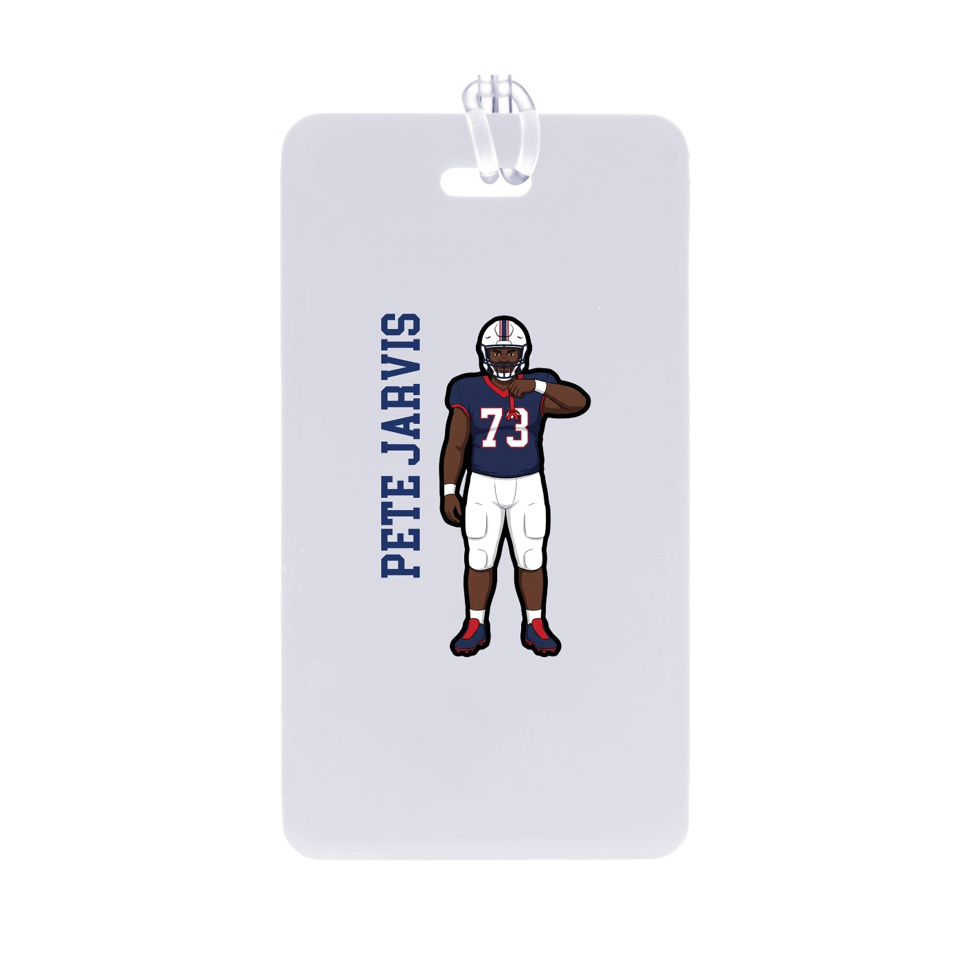 Bag Tag — Name Vertical in Classic
