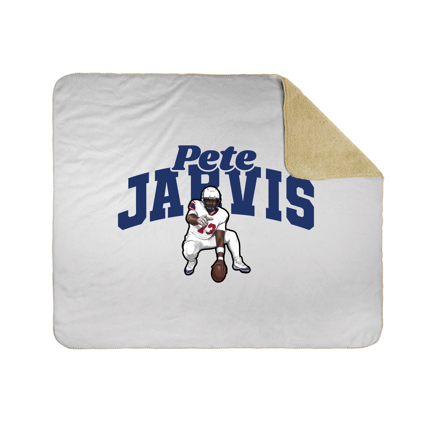 Throw Blanket — Signature Arch in White