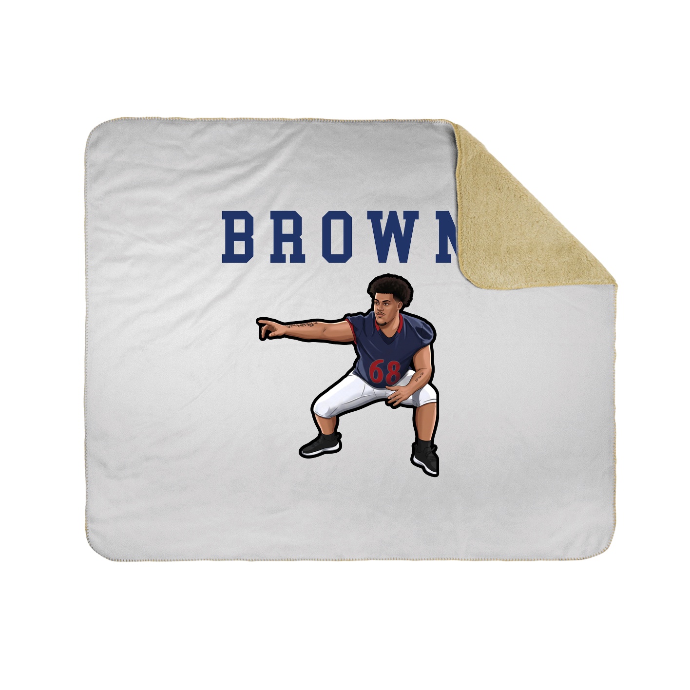Throw Blanket — Shirsey in White