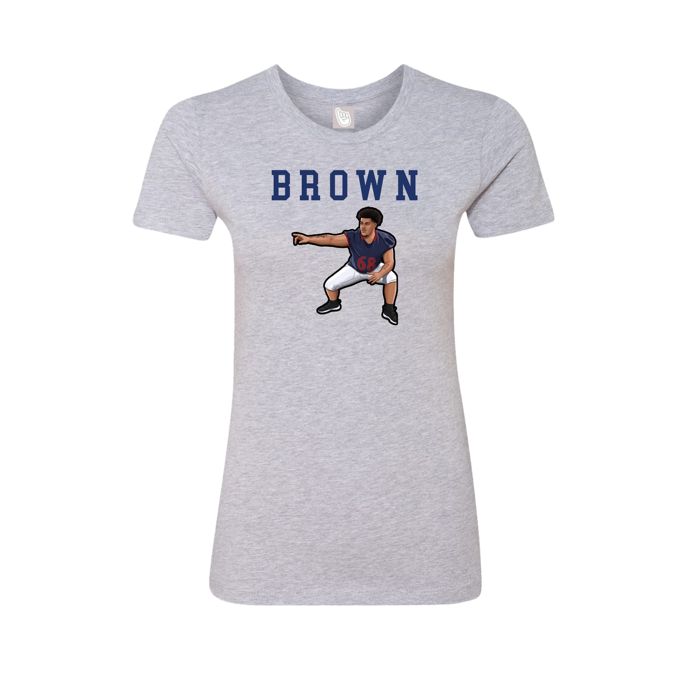 Fitted Women's Tee — Shirsey in Grey