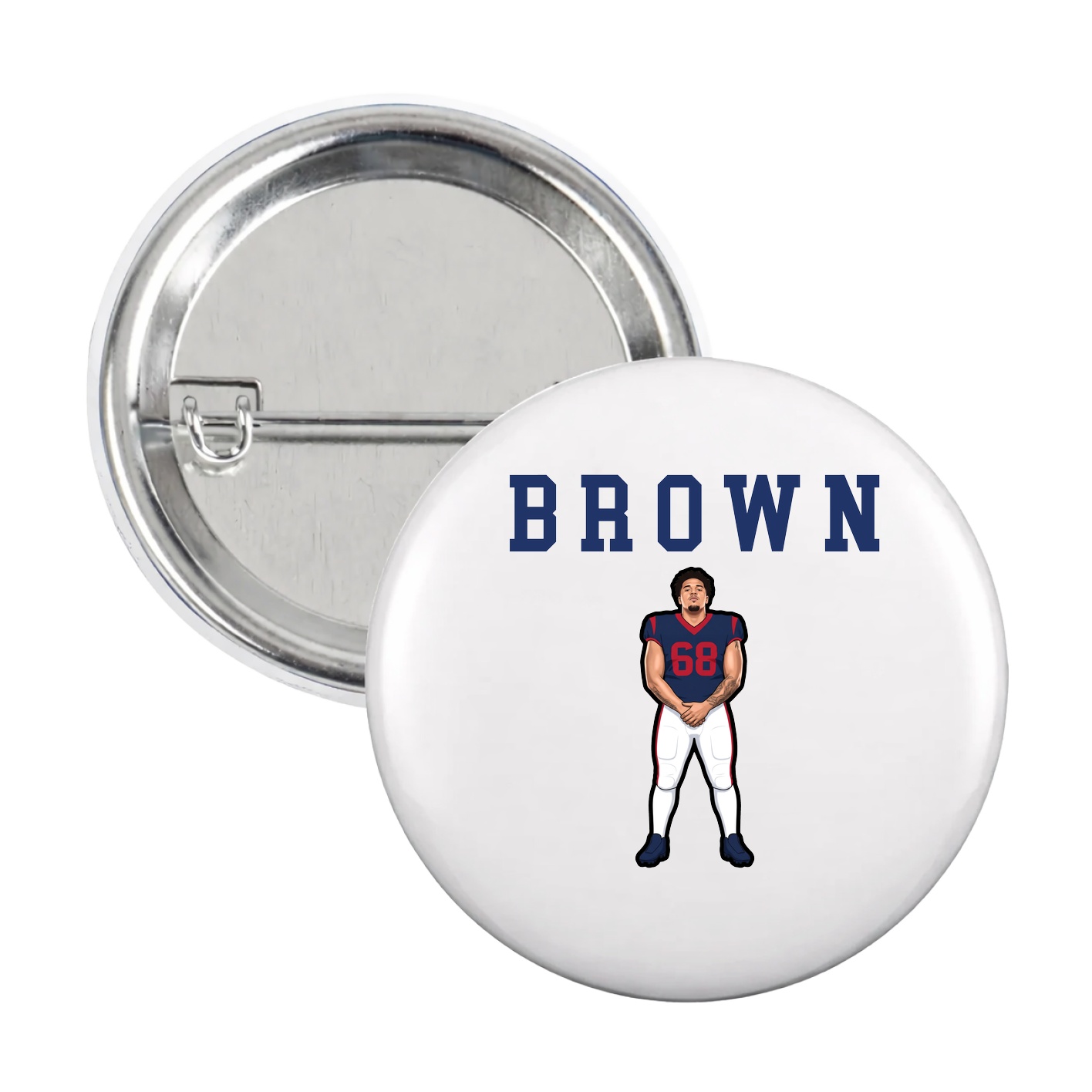 Game Day Button — Shirsey in White