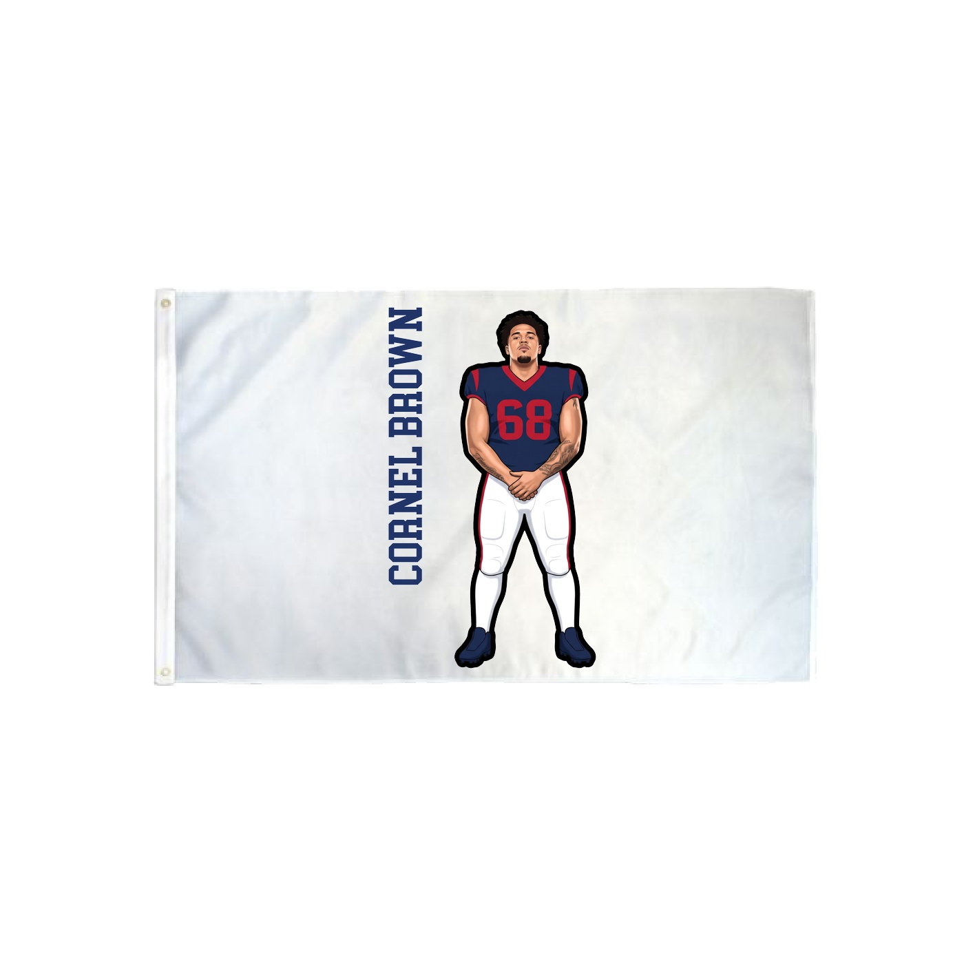 3x5 Flag — Name Vertical in Classic