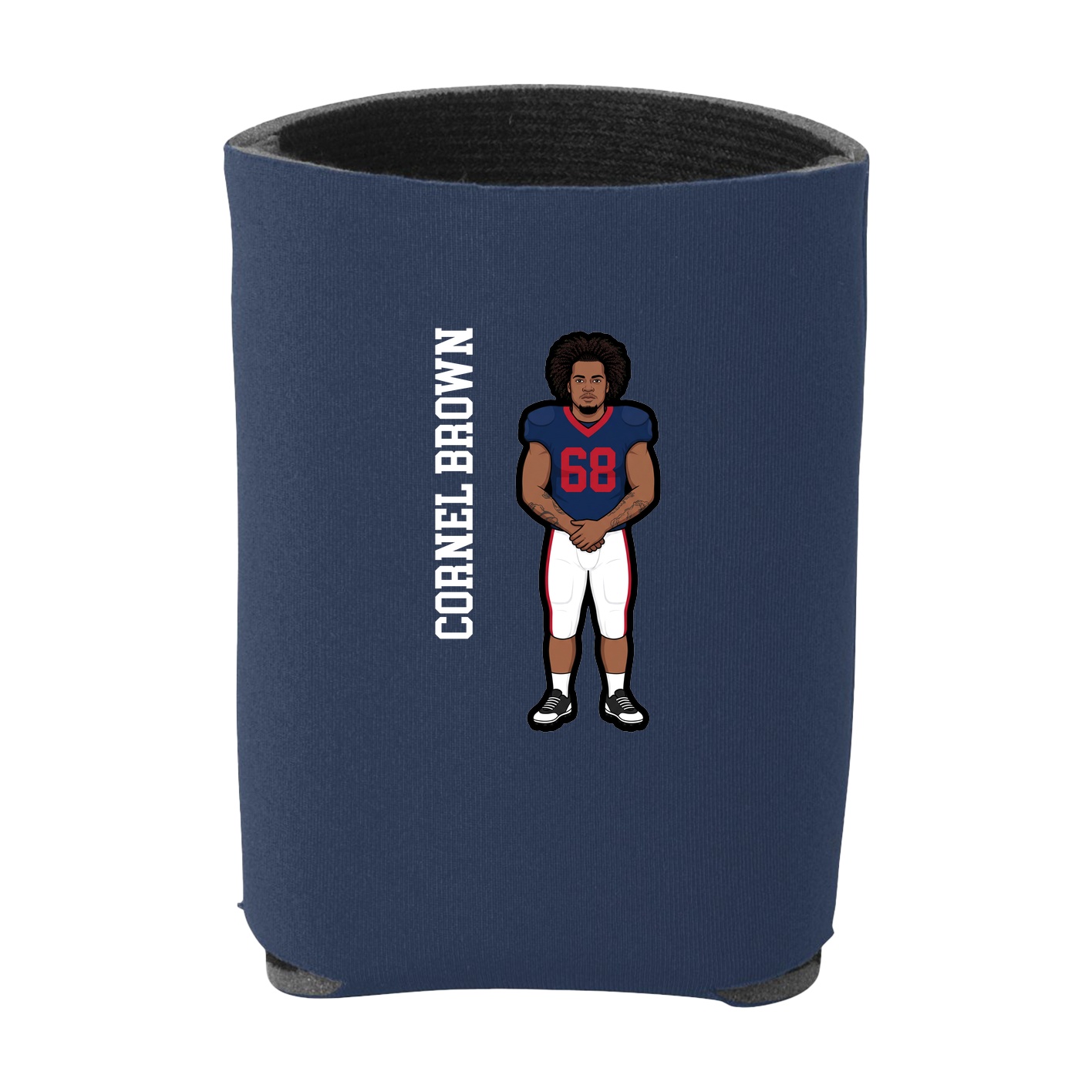 Can Holder — Name Vertical in Navy