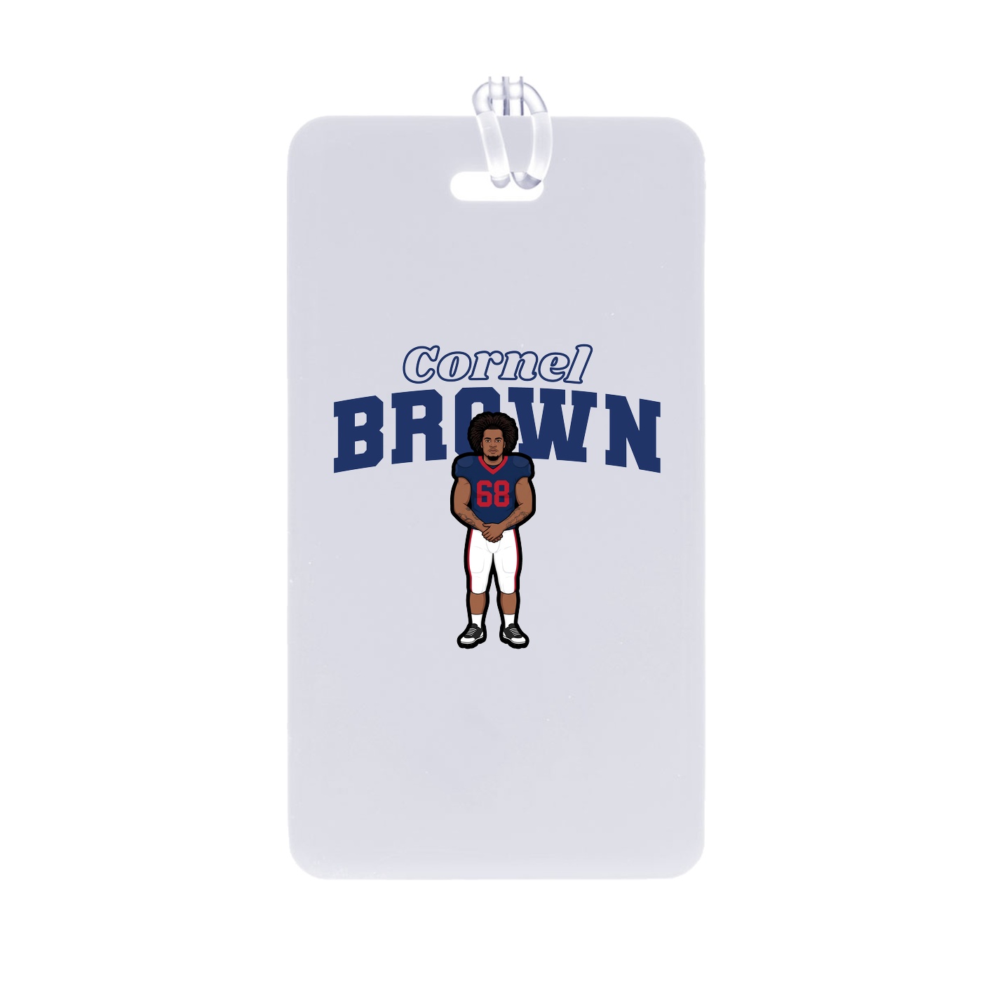 Bag Tag — Name Arch in Classic