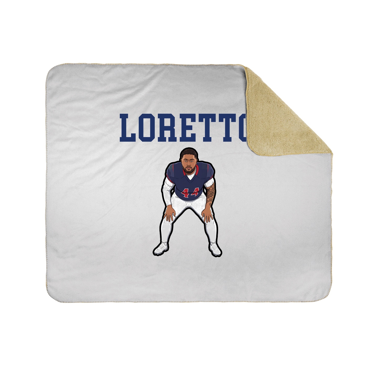 Throw Blanket — Shirsey in White