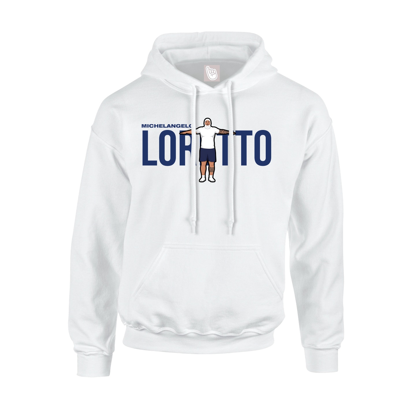 Hoodie — Player Name in White