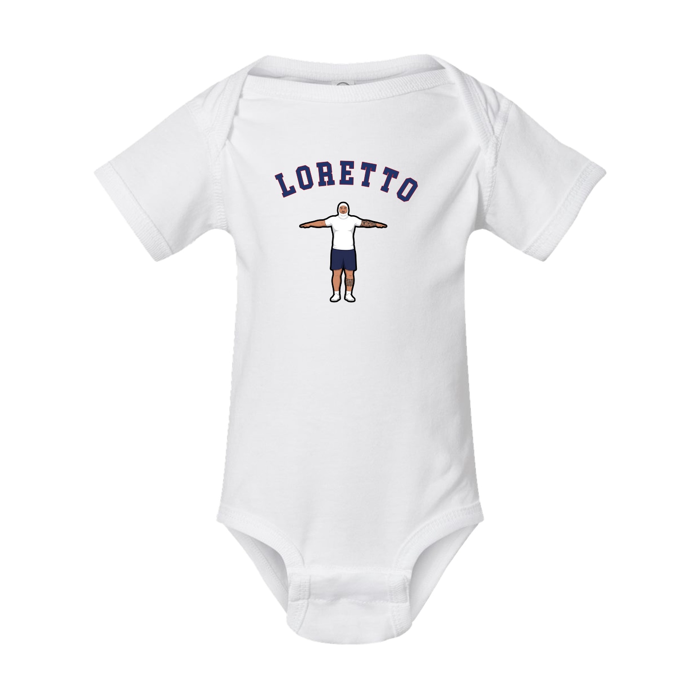 Baby Onesie — Shirsey Arch in White