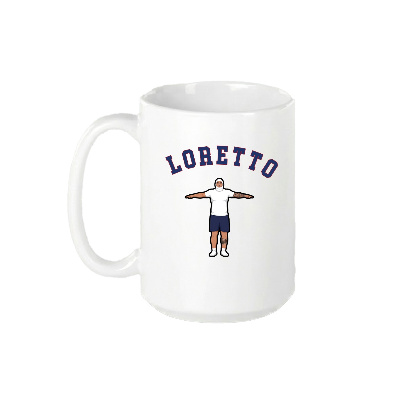 15oz Coffee Mug — Shirsey Arch in White