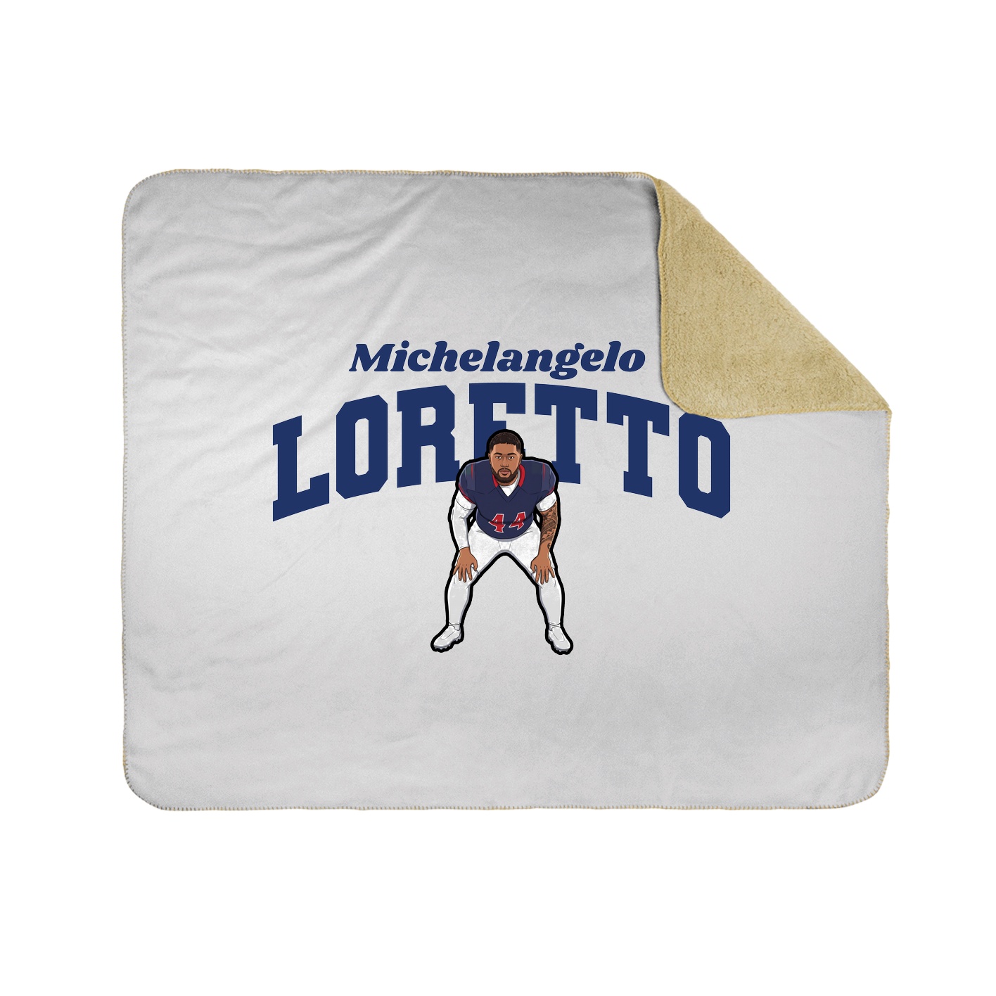 Throw Blanket — Signature Arch in White